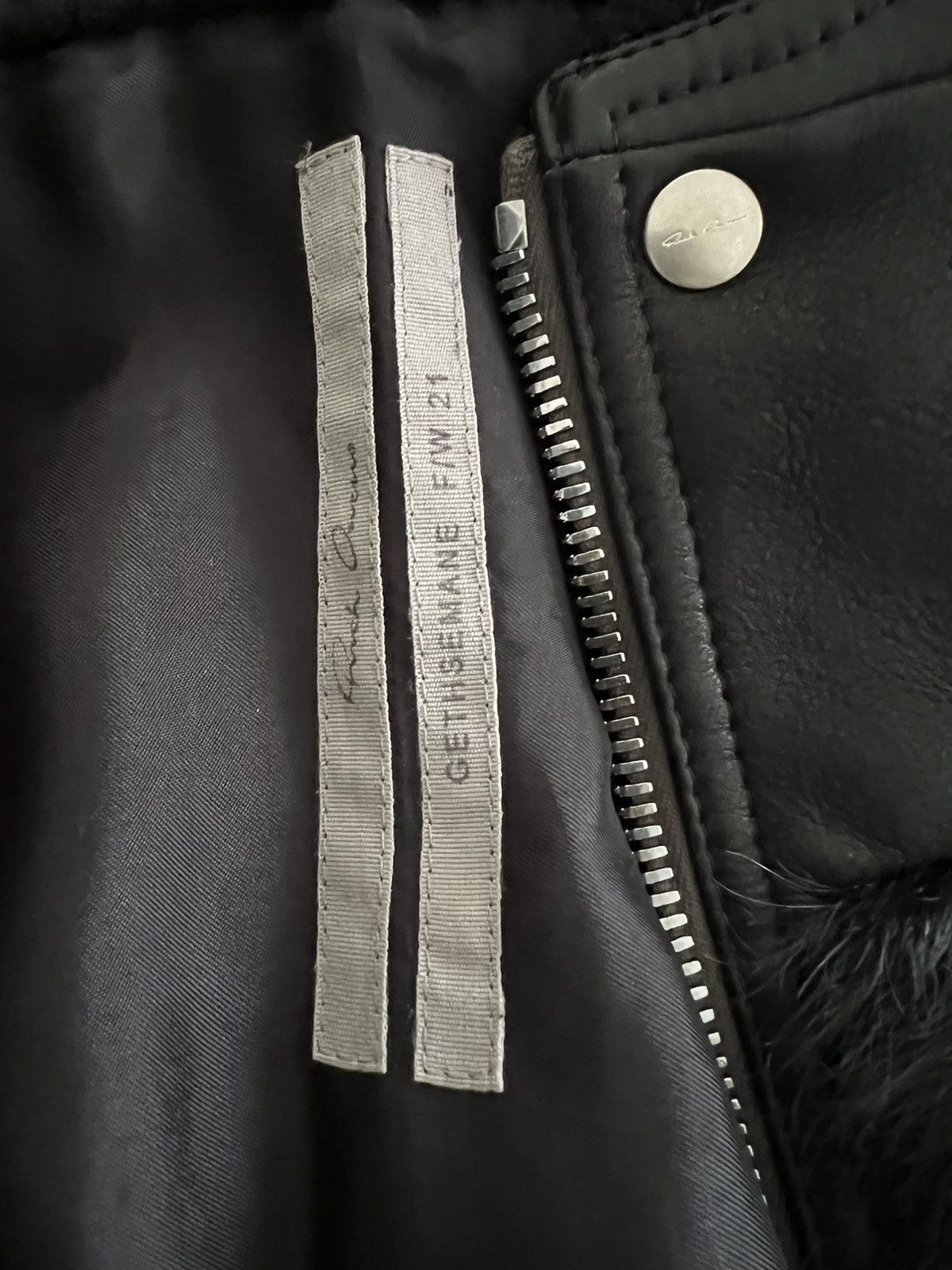 Rick Owens Girdered Cropped Bomber Jacket *final price drop* Size US M / EU 48-50 / 2 - 13 Thumbnail