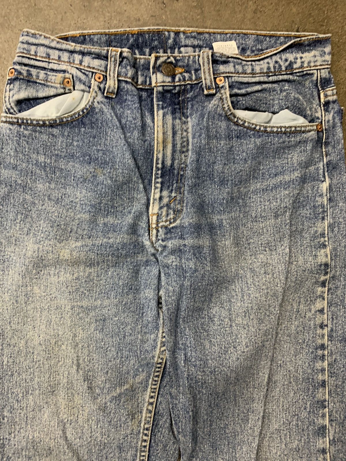 Levi's × Vintage Vintage Levi’s 550 32x35 Light Wash Jeans Size US 32 / EU 48 - 3 Thumbnail