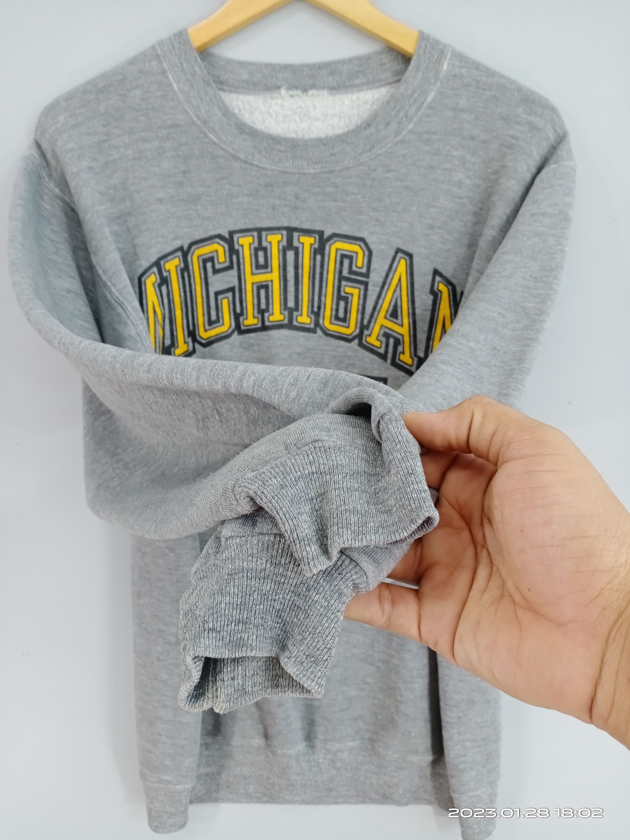 Vintage 💥Vintage 90s Michigan Tech University College Sweatshirt Size US M / EU 48-50 / 2 - 5 Thumbnail