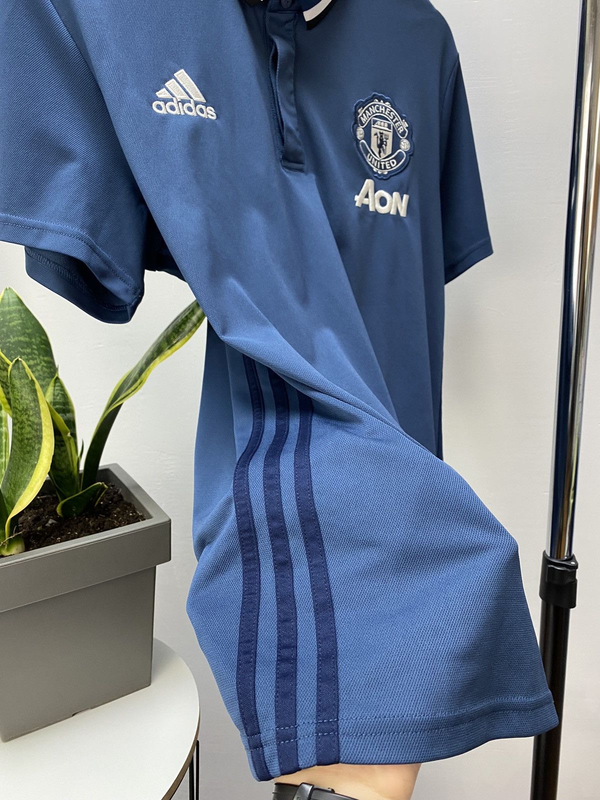 Adidas Adidas Manchester United 2016-17 Training Jersey Polo Shirt Size US XL / EU 56 / 4 - 12 Thumbnail