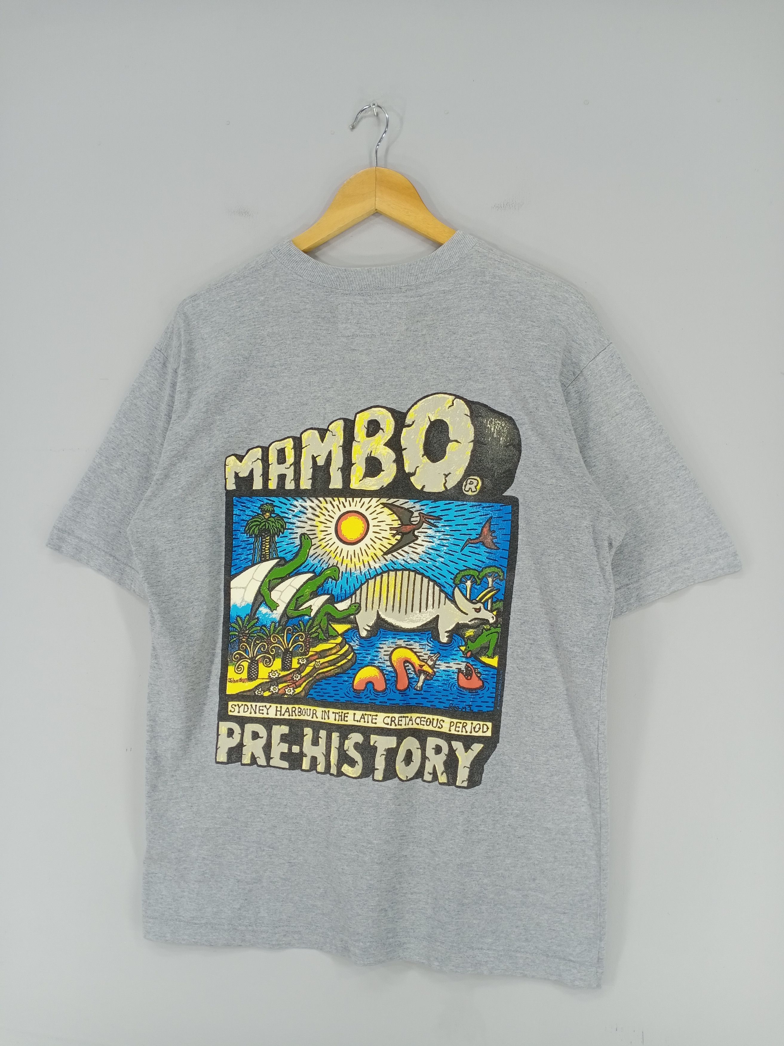 Mambo 💥RARE💥Vintage 90s Mambo Pre-History Tshirt Size US M / EU 48-50 / 2 - 3 Thumbnail