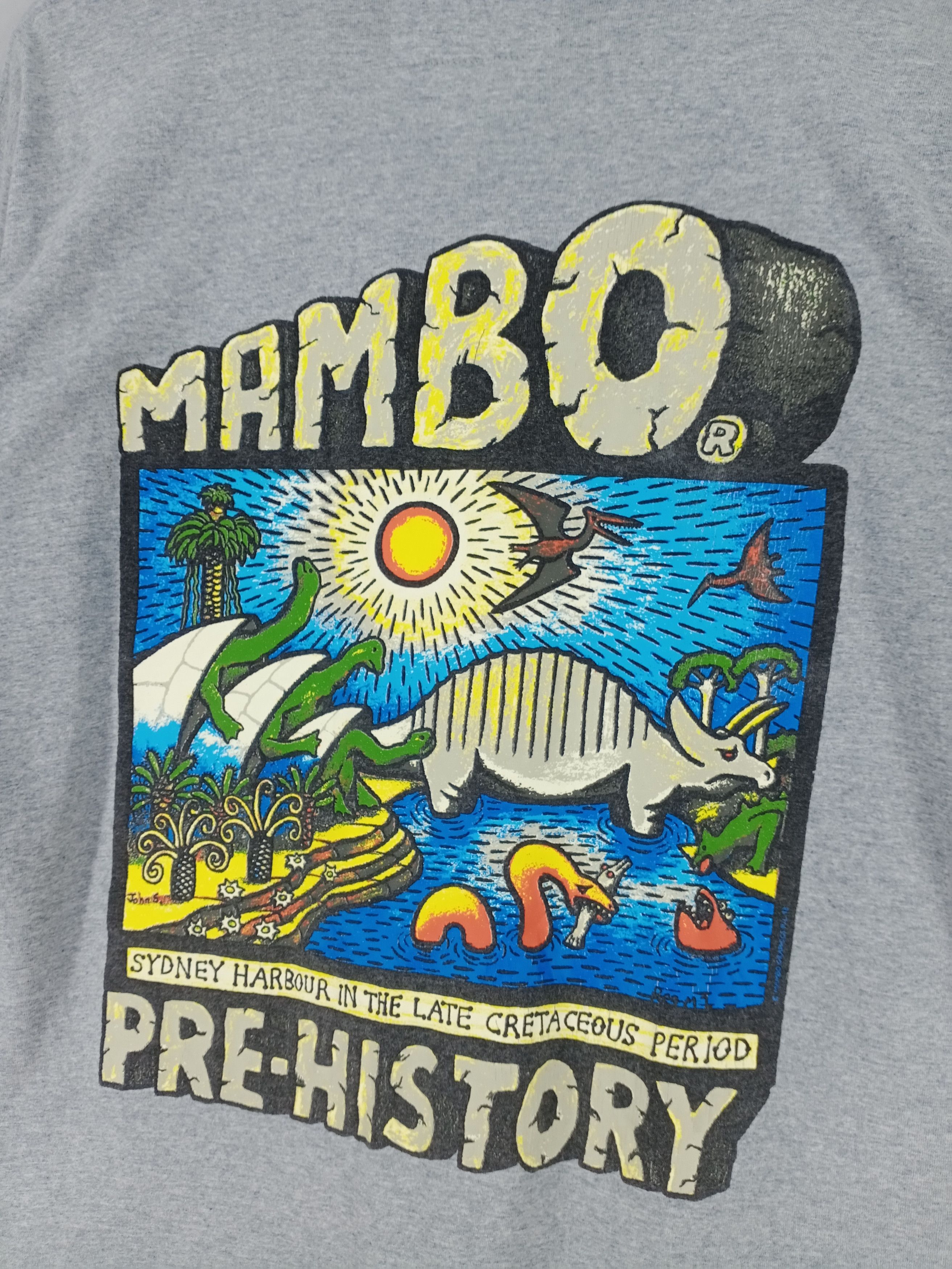 Mambo 💥RARE💥Vintage 90s Mambo Pre-History Tshirt Size US M / EU 48-50 / 2 - 4 Thumbnail