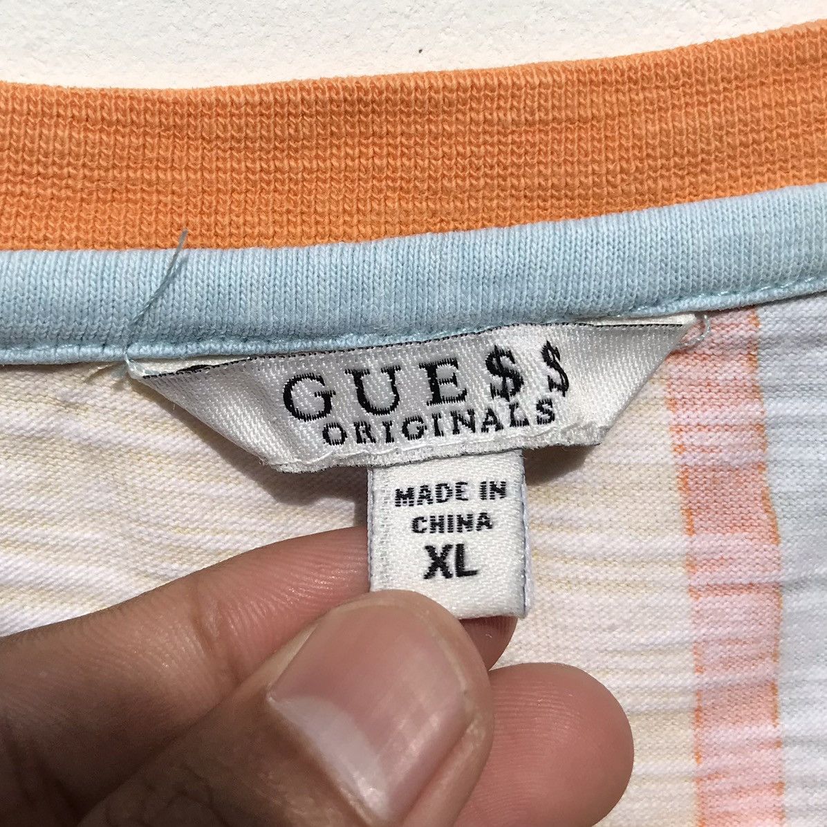 A$AP Rocky × Guess Gue$$ Asap Rocky Shirt Vintage Guess Sunfaded Size US XL / EU 56 / 4 - 16 Thumbnail