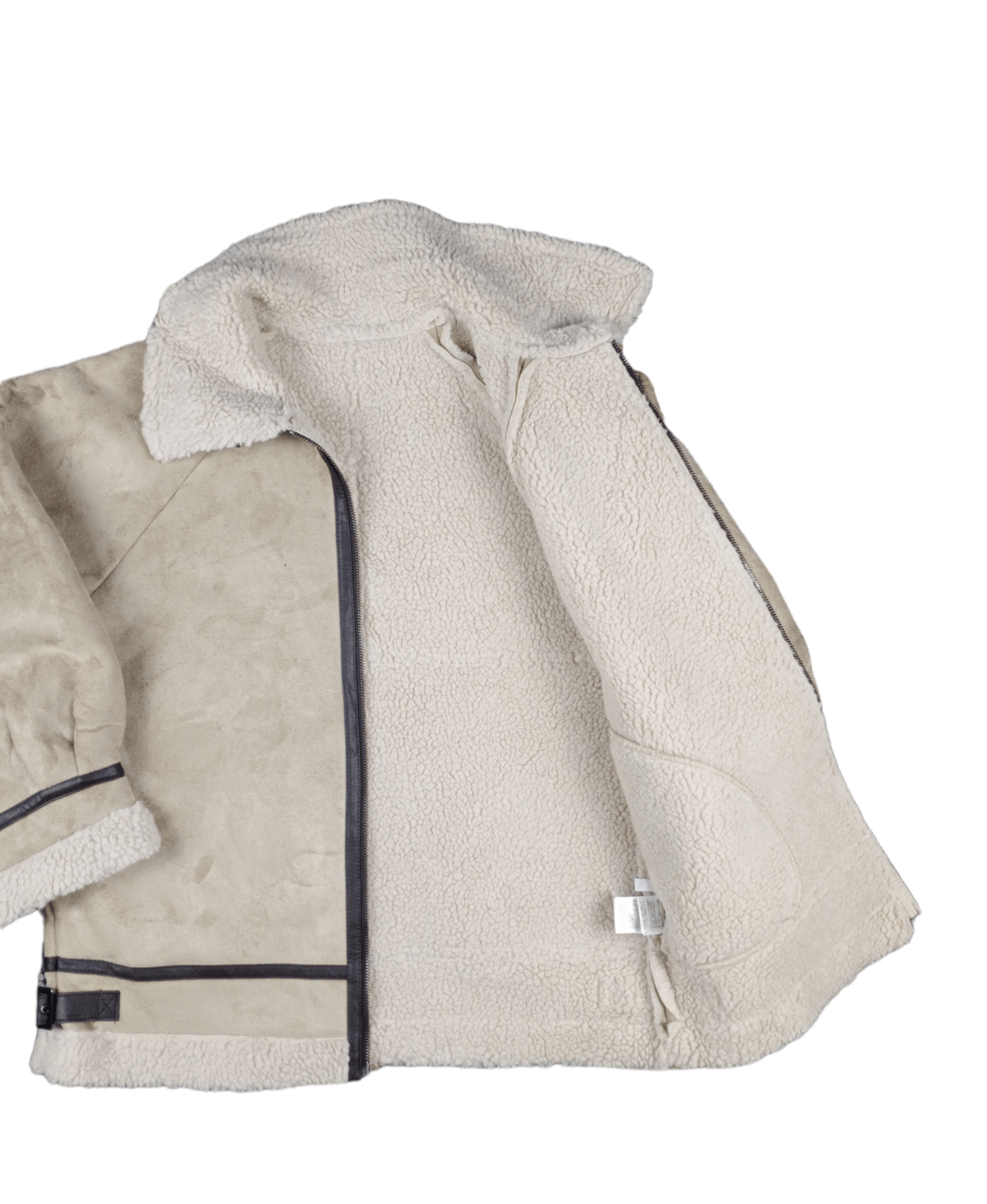 Other 💥RARE💥GRL Boa Sherpa Fleece B-3 Style Jacket Size US M / EU 48-50 / 2 - 3 Thumbnail