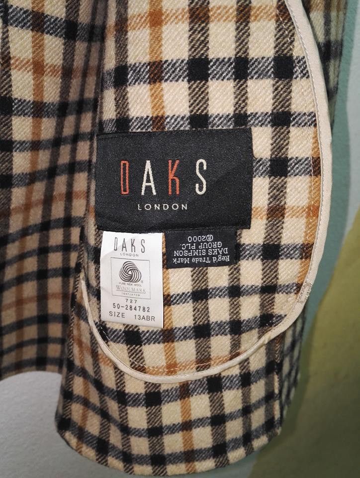 DAKS × Japanese Brand DAKS LONDON COAT BLAZER WOOL FROM JAPAN Size US M / EU 48-50 / 2 - 4 Thumbnail