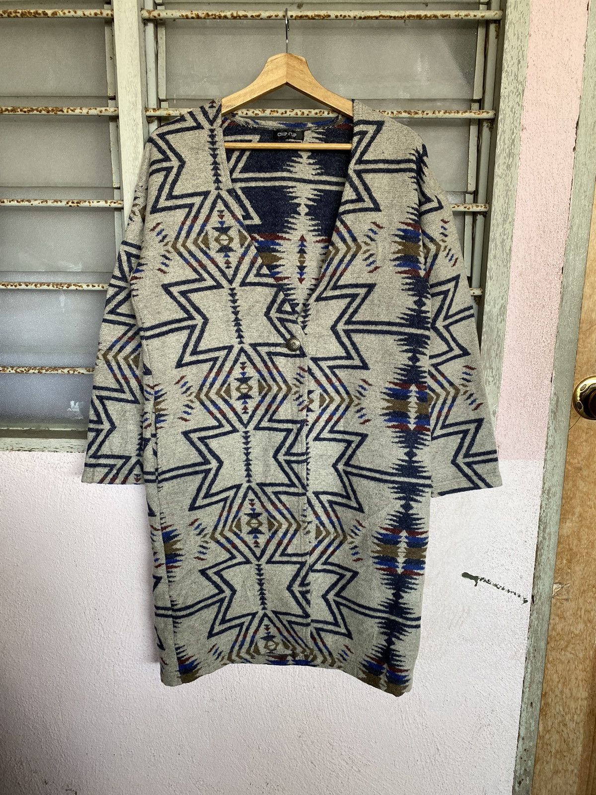 Aztech Mountain ⚡️Steals⚡️ Vintage Chip Clip Navajo Long Cardigan Size US M / EU 48-50 / 2 - 5 Thumbnail