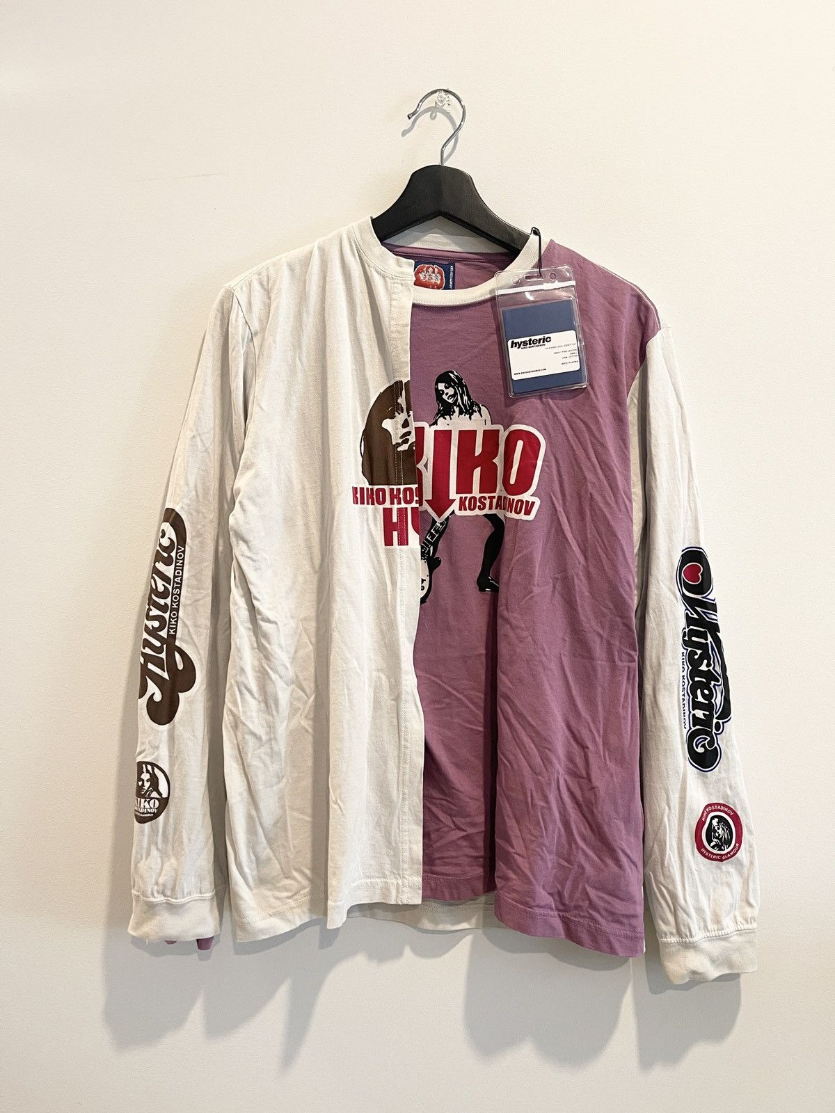HYSTERIC LIGHTNING LS TEE DIRTY WHITE main image 1