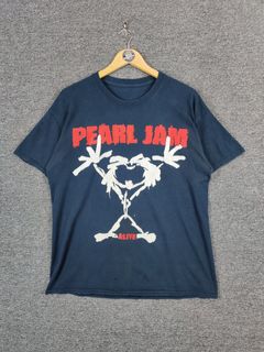 Pearljam Band Tour T-Shirts 90'S Vintage Rock Tee Unisex