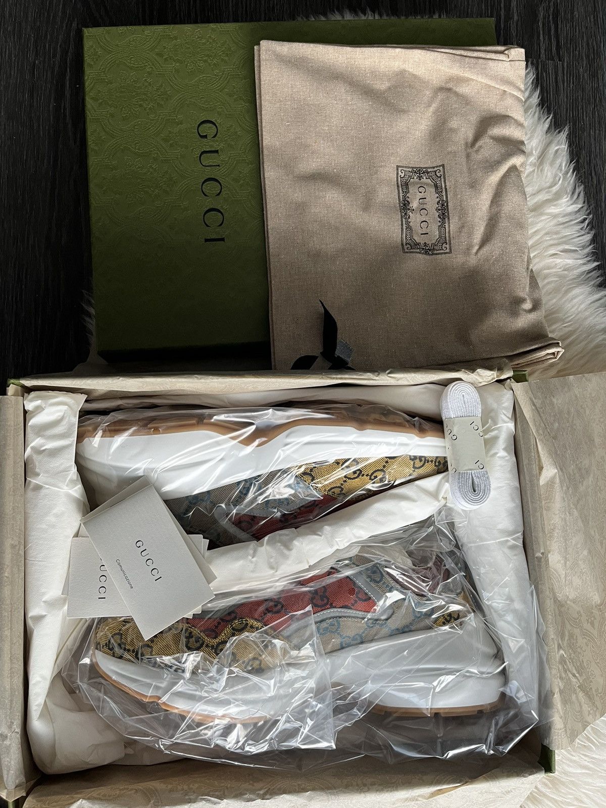 Gucci Rare Brand New Limited Edition Rhyton Gucci Monogram Sneaker Size US 11.5 / EU 44-45 - 4 Thumbnail