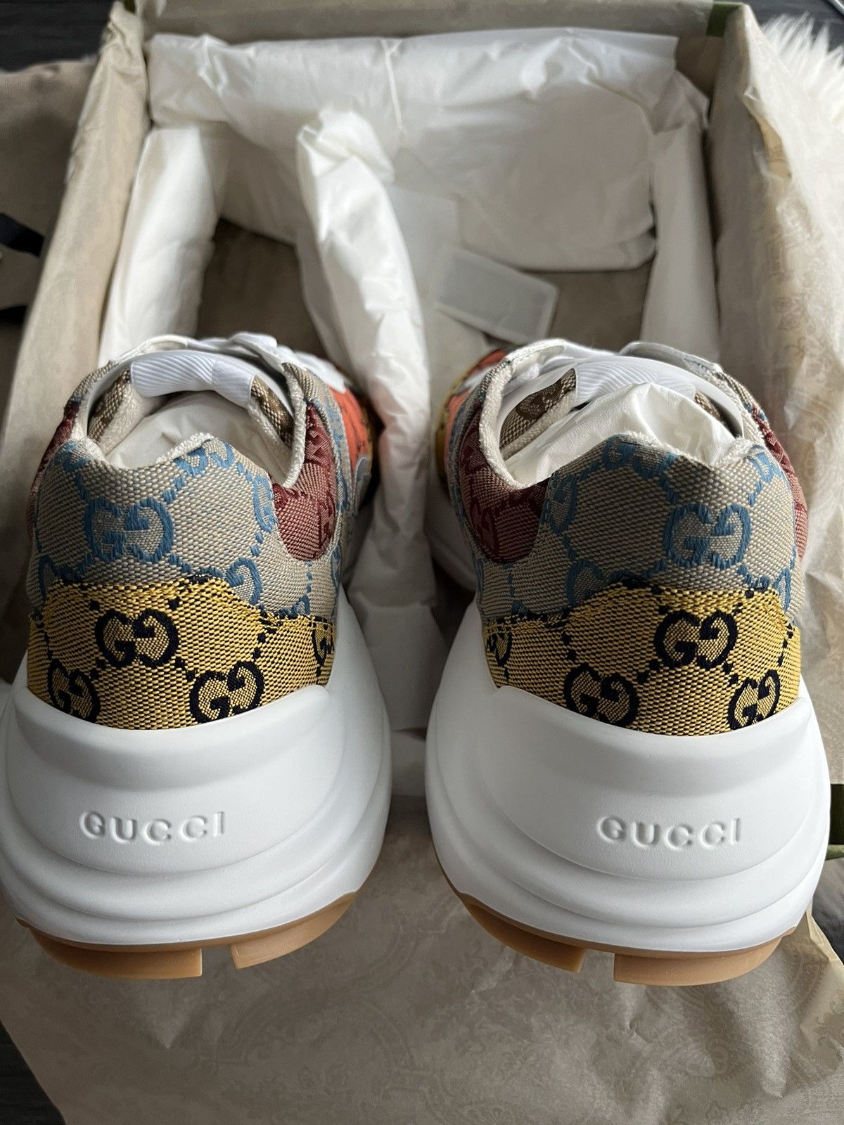 Gucci Rare Brand New Limited Edition Rhyton Gucci Monogram Sneaker Size US 11.5 / EU 44-45 - 9 Thumbnail