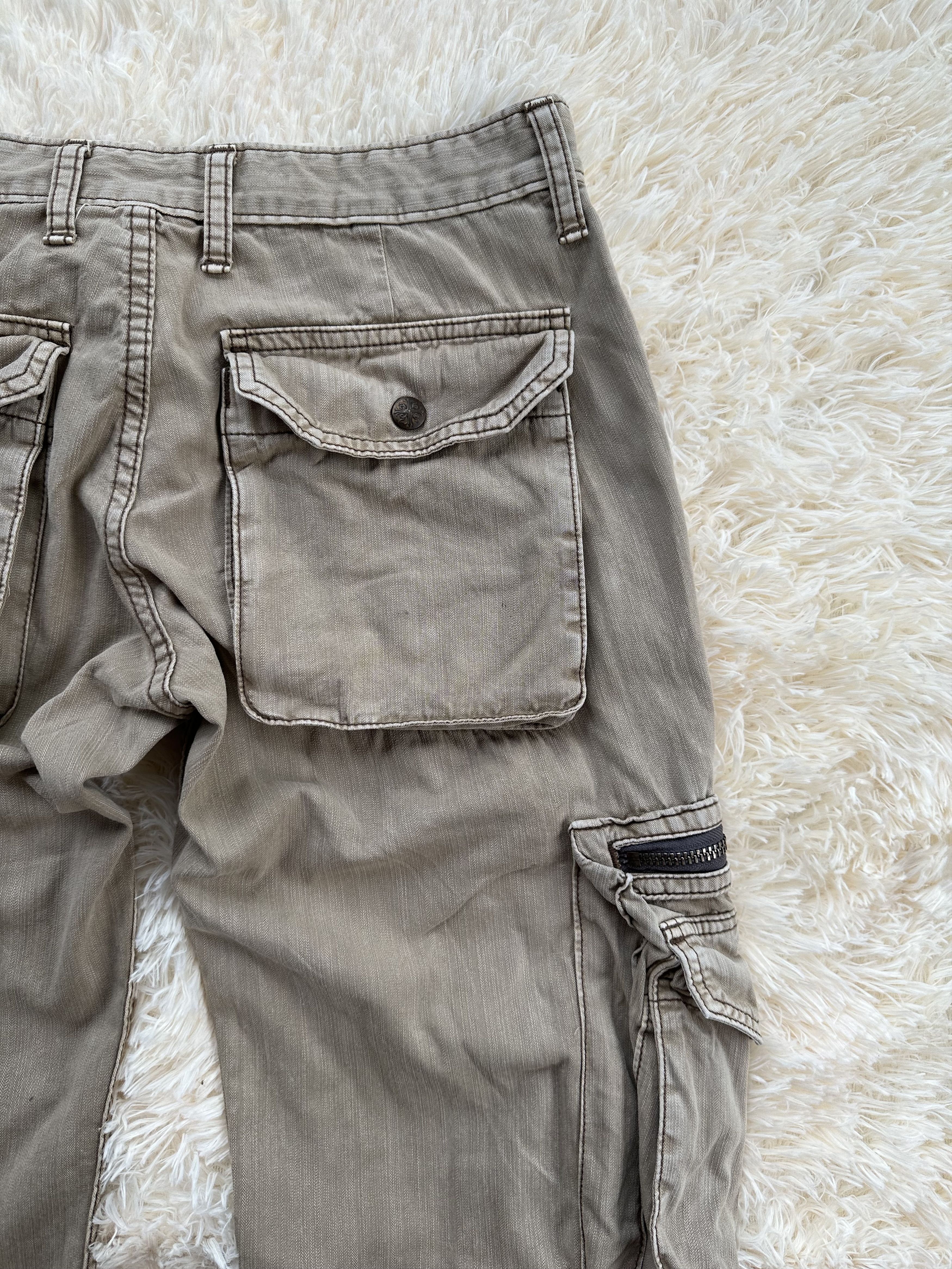 Denim & Supply Ralph Lauren Vtg Japanese Brand Surplus Multipocket Cargo Trouser Pant Size US 29 - 16 Thumbnail