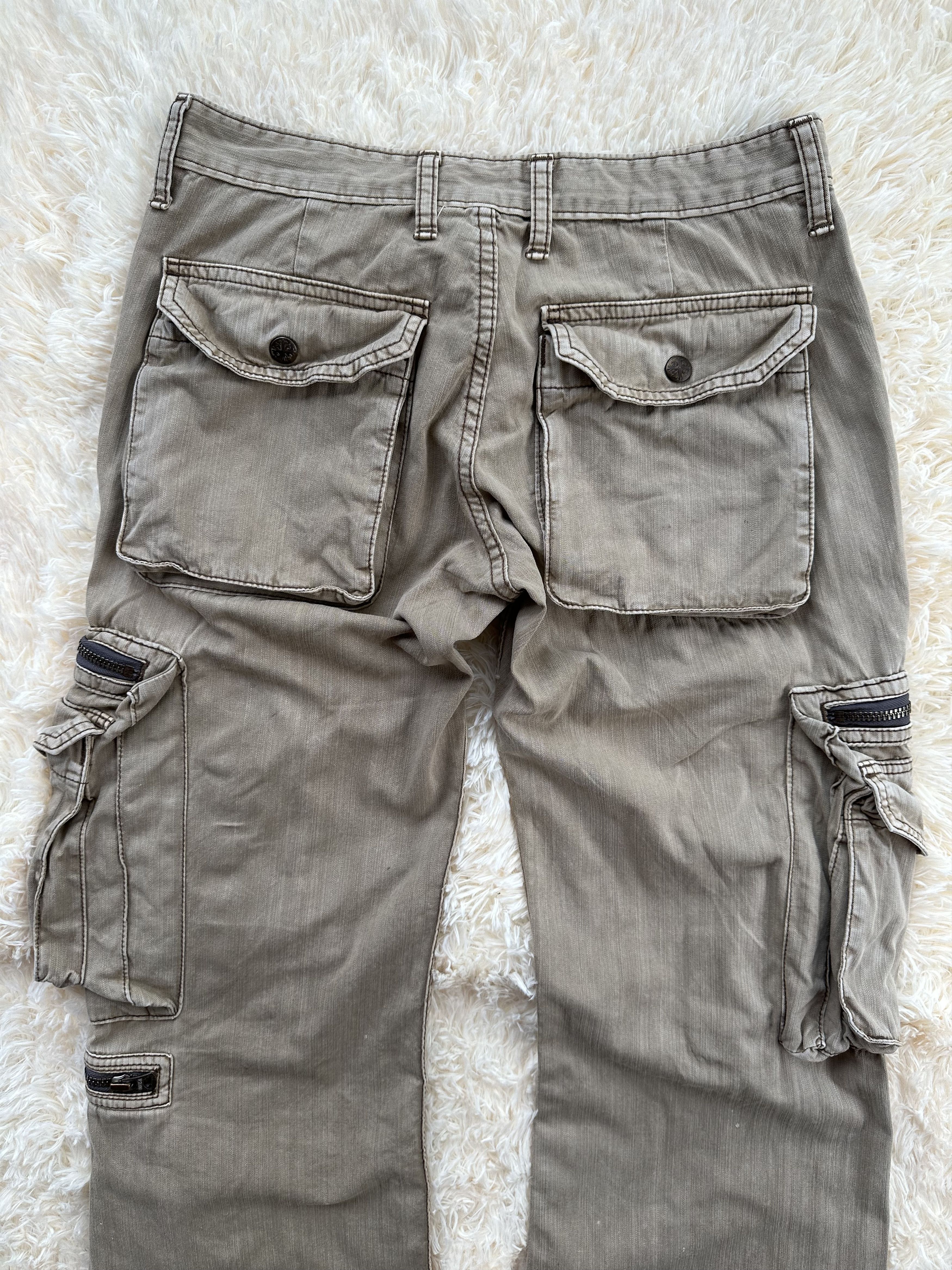 Denim & Supply Ralph Lauren Vtg Japanese Brand Surplus Multipocket Cargo Trouser Pant Size US 29 - 12 Thumbnail