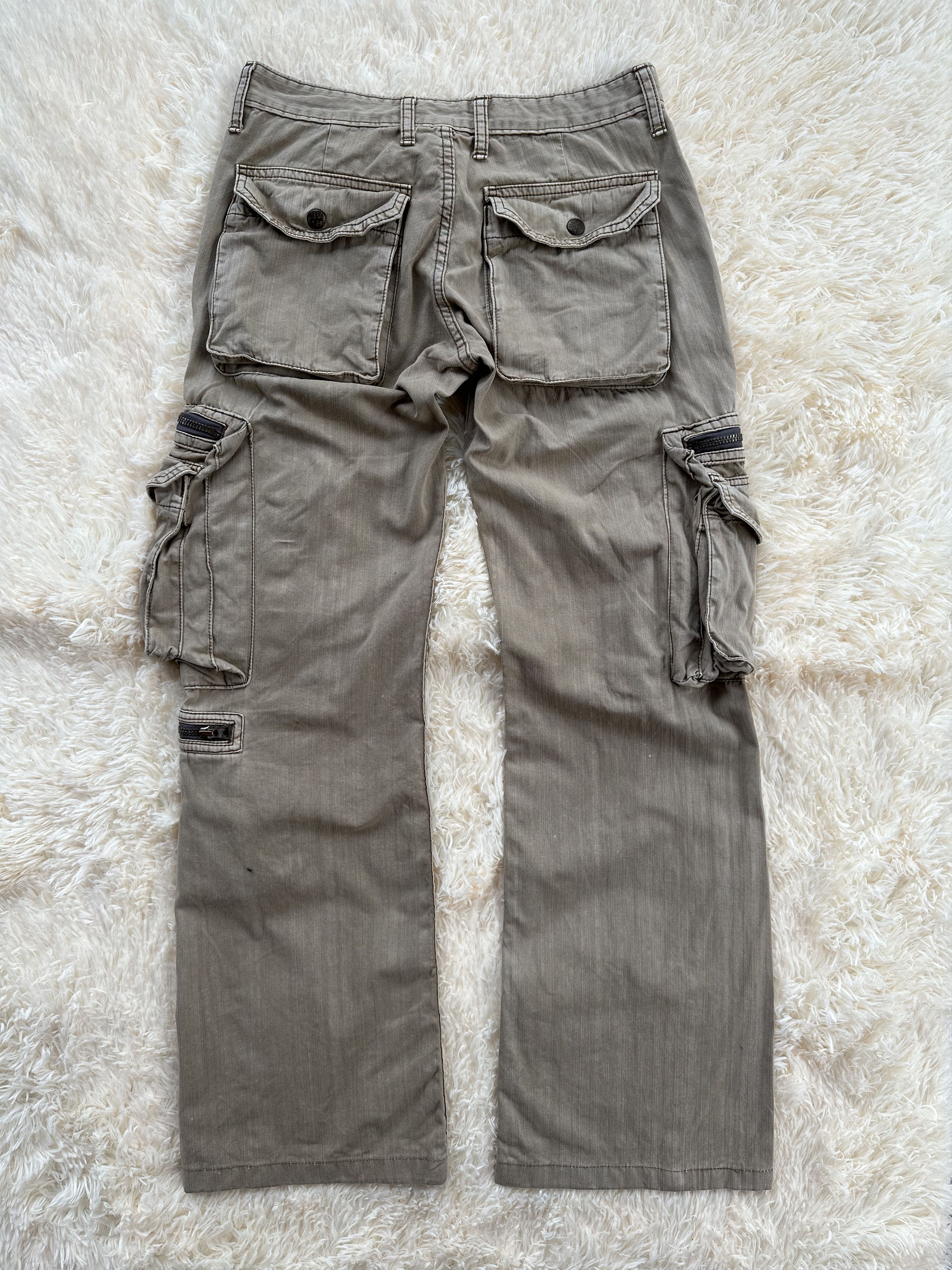 Denim & Supply Ralph Lauren Vtg Japanese Brand Surplus Multipocket Cargo Trouser Pant Size US 29 - 2 Thumbnail