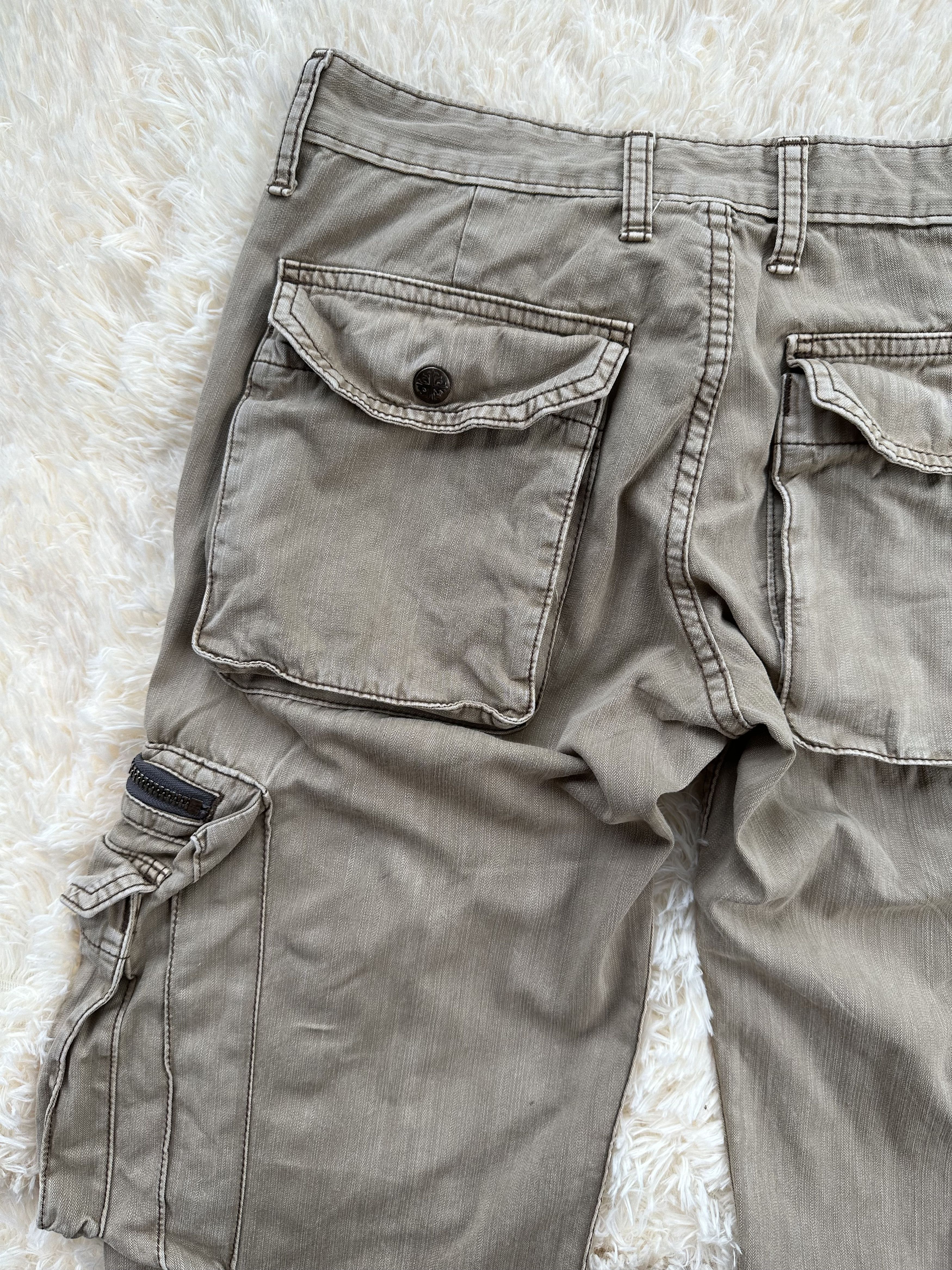 Denim & Supply Ralph Lauren Vtg Japanese Brand Surplus Multipocket Cargo Trouser Pant Size US 29 - 13 Thumbnail