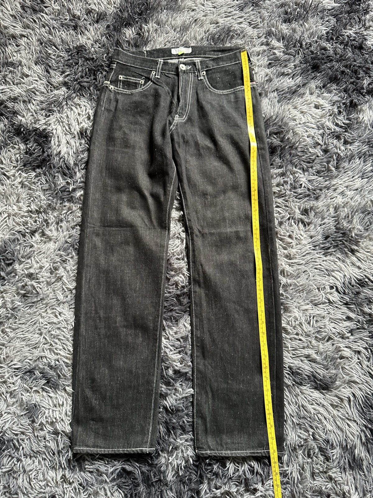 BAL SS08 - Balanceweardesign Japan selvedge black jeans Size US 29 - 18 Thumbnail