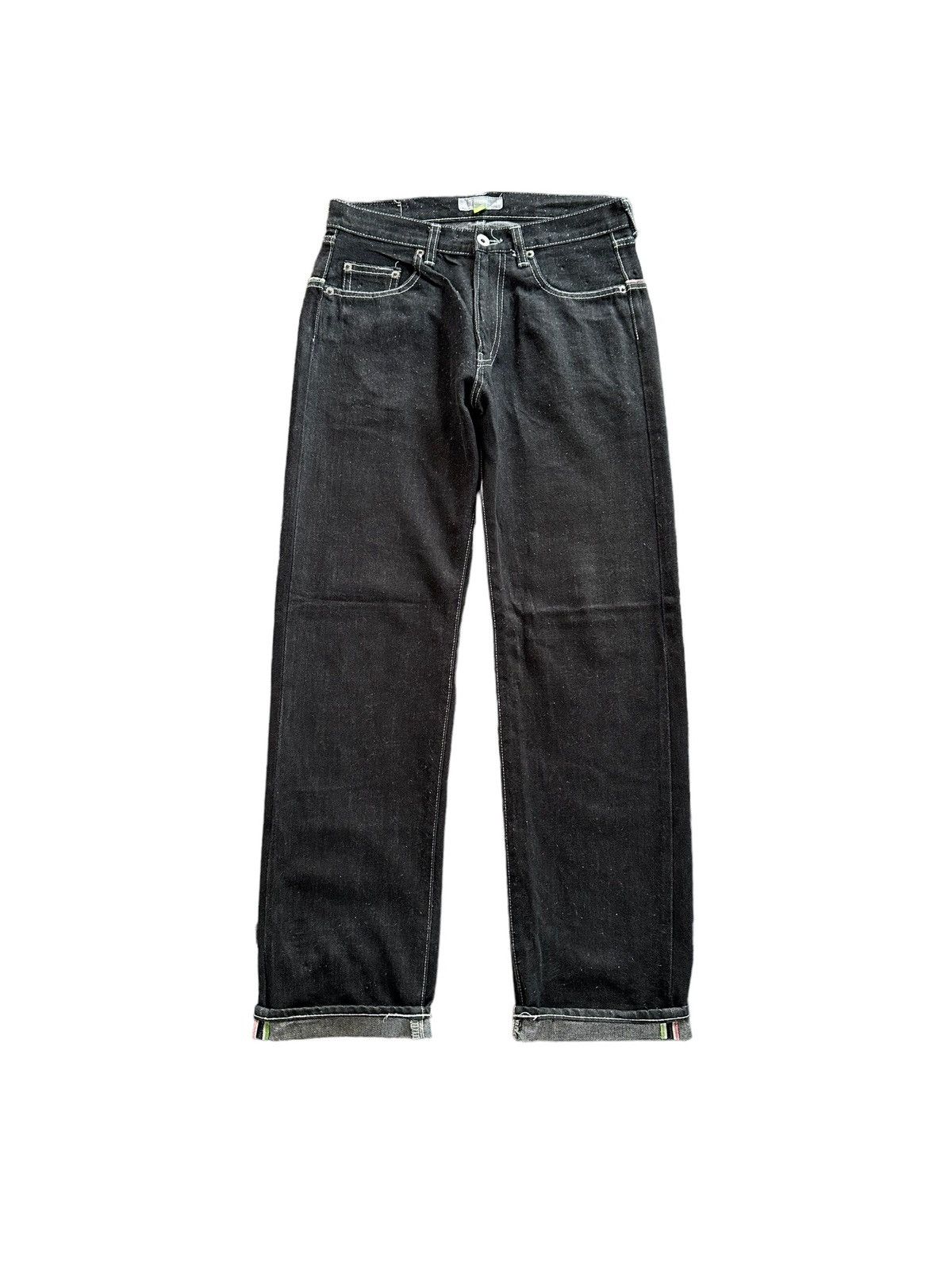 BAL SS08 - Balanceweardesign Japan selvedge black jeans Size US 29 - 2 Thumbnail