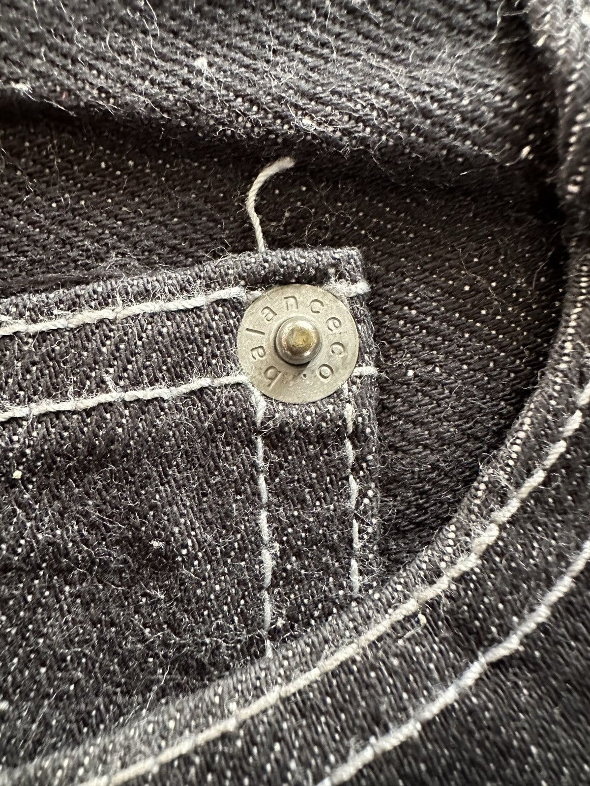 BAL SS08 - Balanceweardesign Japan selvedge black jeans Size US 29 - 15 Thumbnail