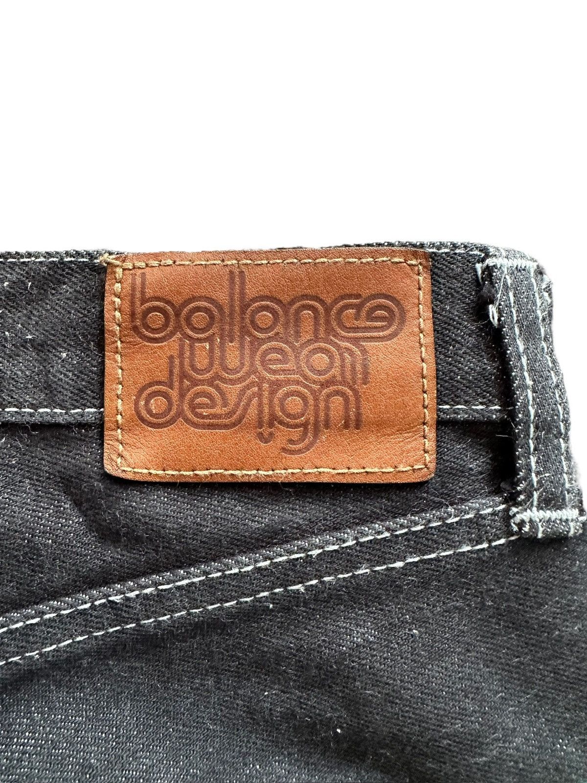 BAL SS08 - Balanceweardesign Japan selvedge black jeans Size US 29 - 10 Thumbnail