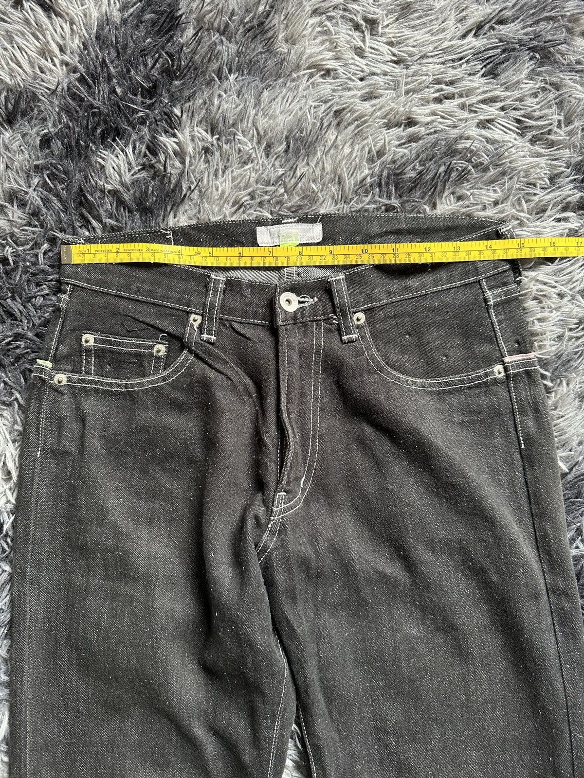 BAL SS08 - Balanceweardesign Japan selvedge black jeans Size US 29 - 17 Thumbnail