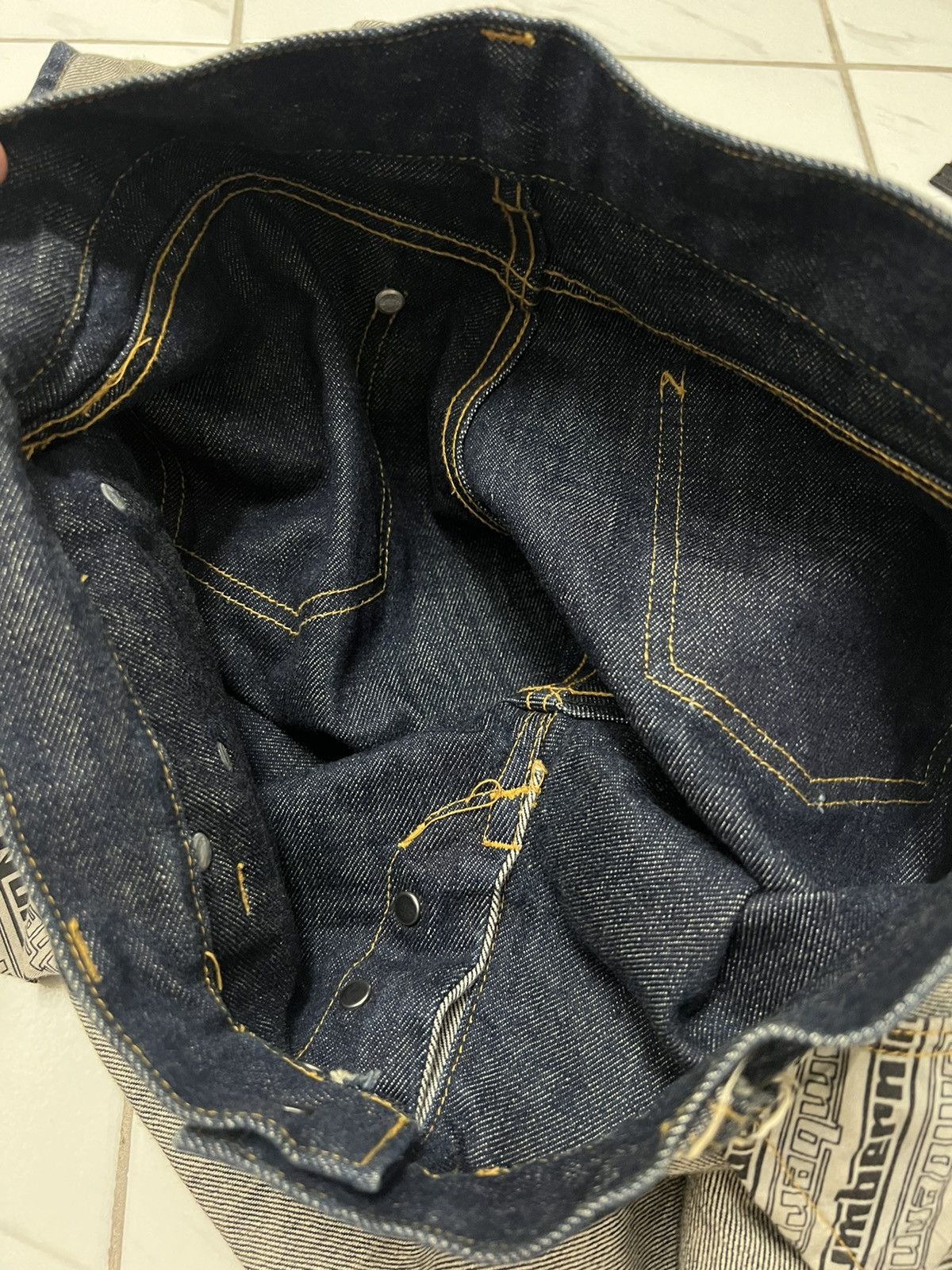 Number (N)ine RARE💥 Vintage Number (N)ine Reverse Jeans Size US 29 - 8 Thumbnail