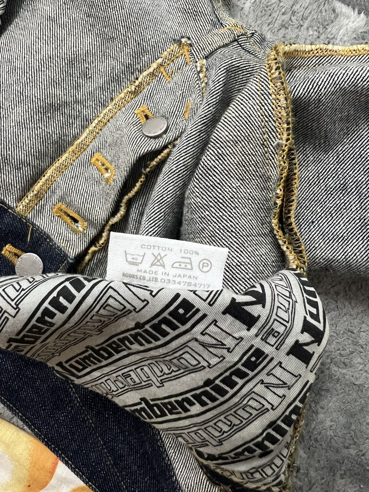 Number (N)ine RARE💥 Vintage Number (N)ine Reverse Jeans Size US 29 - 9 Thumbnail