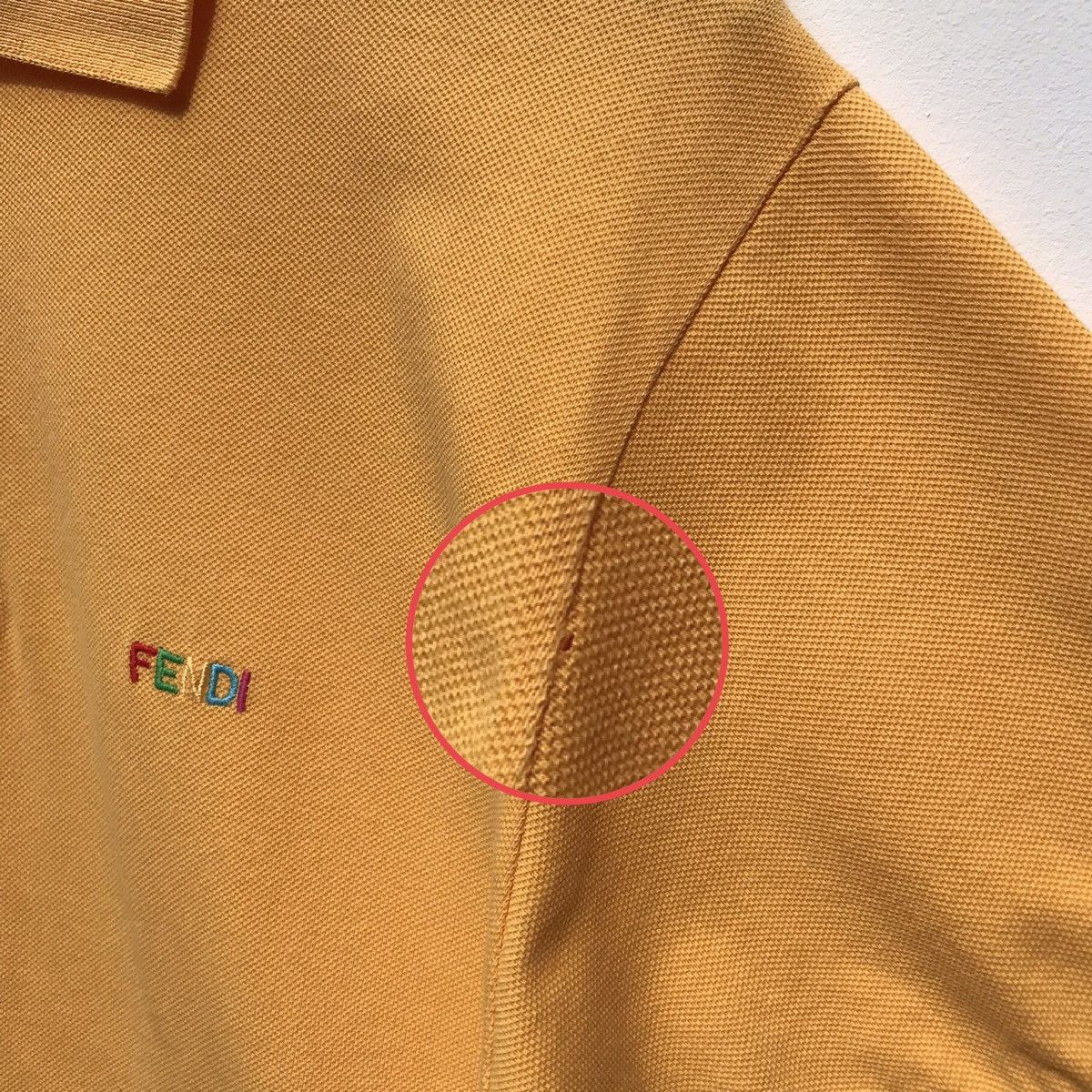 Fendi Vintage Fendi Uomo Polo Shirt Spellout Fendi Luxury Brand Size US S / EU 44-46 / 1 - 9 Thumbnail