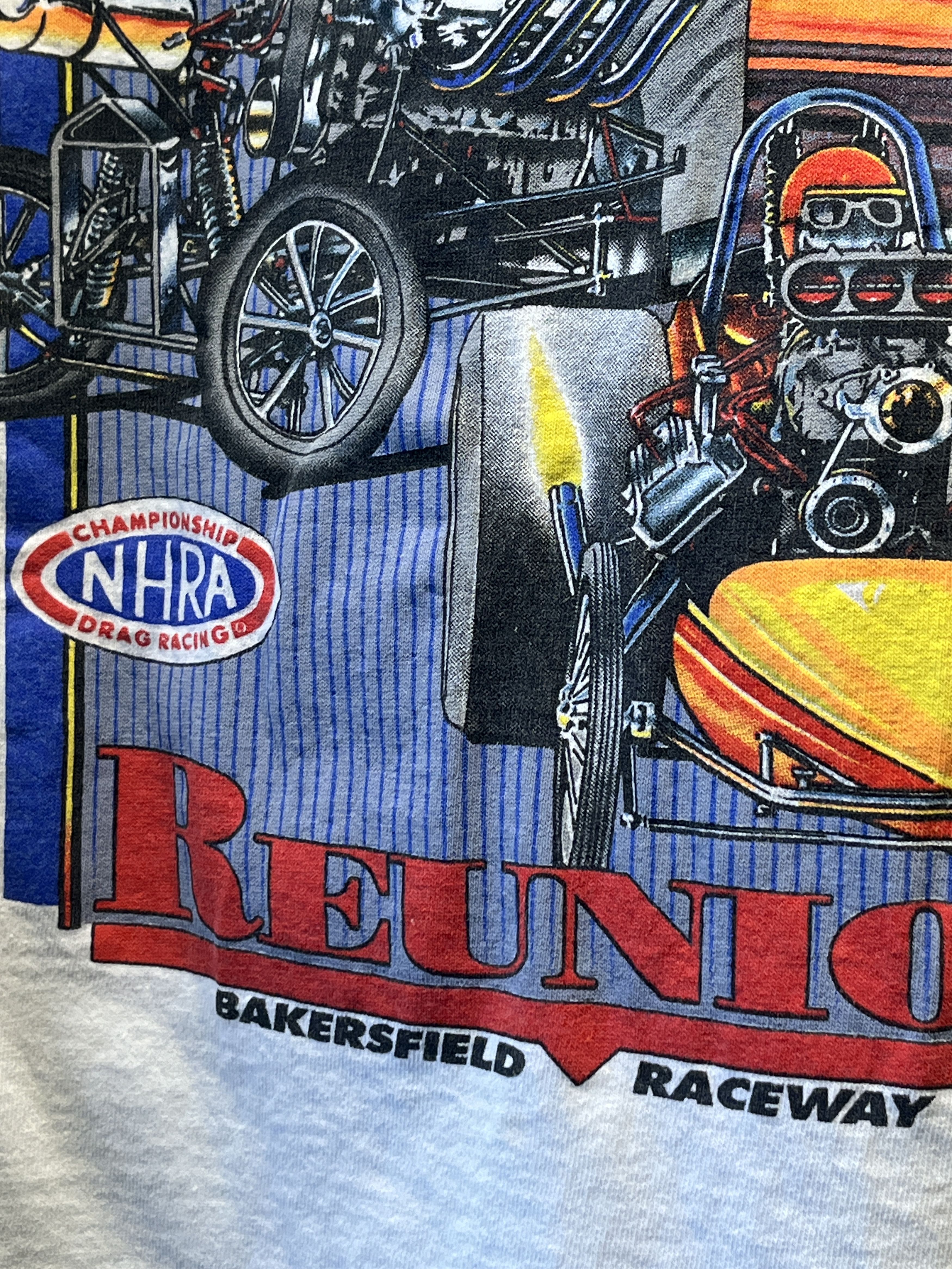 NASCAR × Vintage Hot Rod 1993 NHRA Car Vintage Racing Tee MADE IN USA Size US XL / EU 56 / 4 - 8 Thumbnail