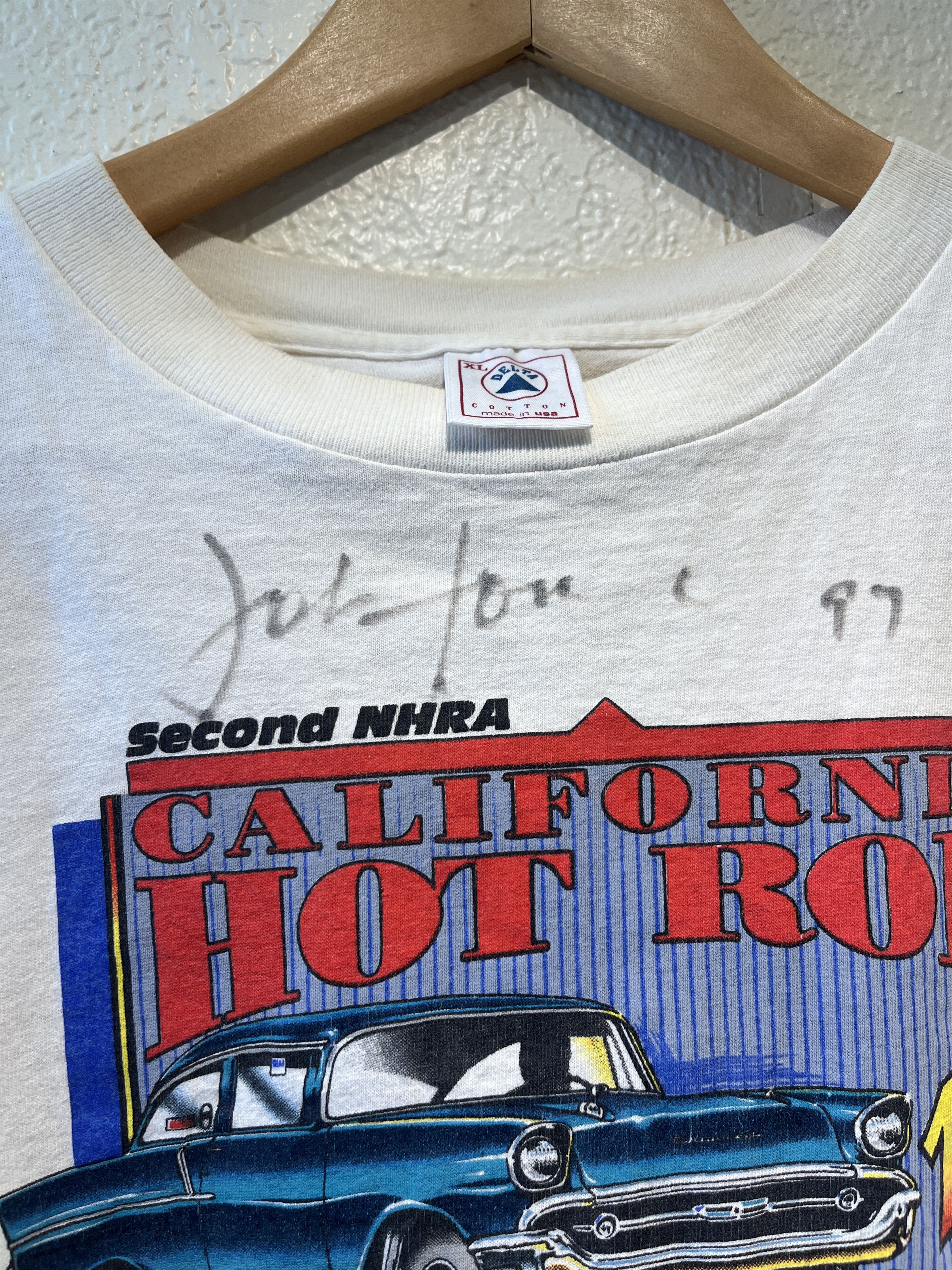 NASCAR × Vintage Hot Rod 1993 NHRA Car Vintage Racing Tee MADE IN USA Size US XL / EU 56 / 4 - 5 Thumbnail