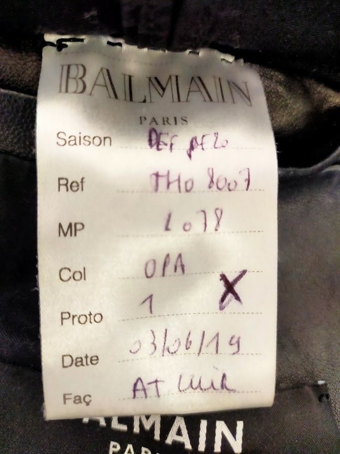 Balmain Prototipe Balmain Biker jacket used only for shooting Size US M / EU 48-50 / 2 - 14 Thumbnail