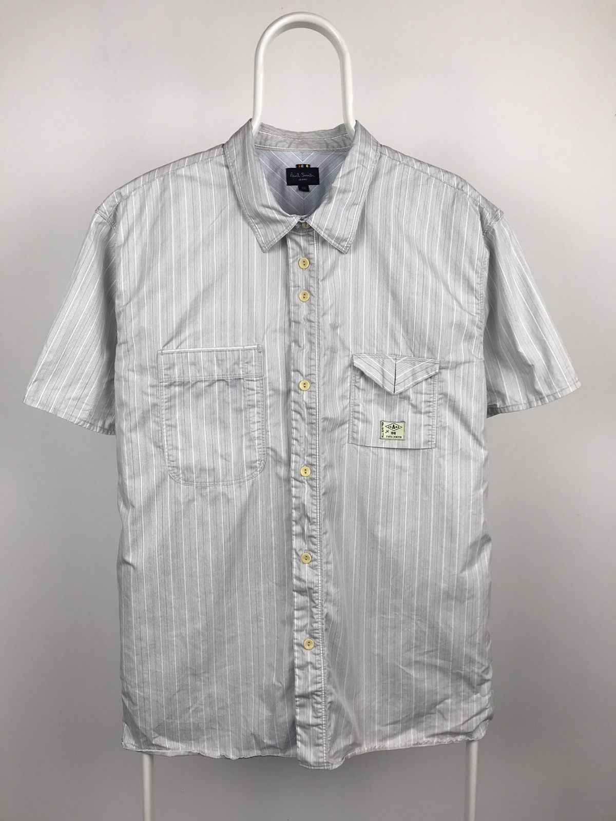 Paul Smith Vintage Paul Smith Short Sleeve Shirt Engineered Style Size US XXL / EU 58 / 5 - 2 Thumbnail