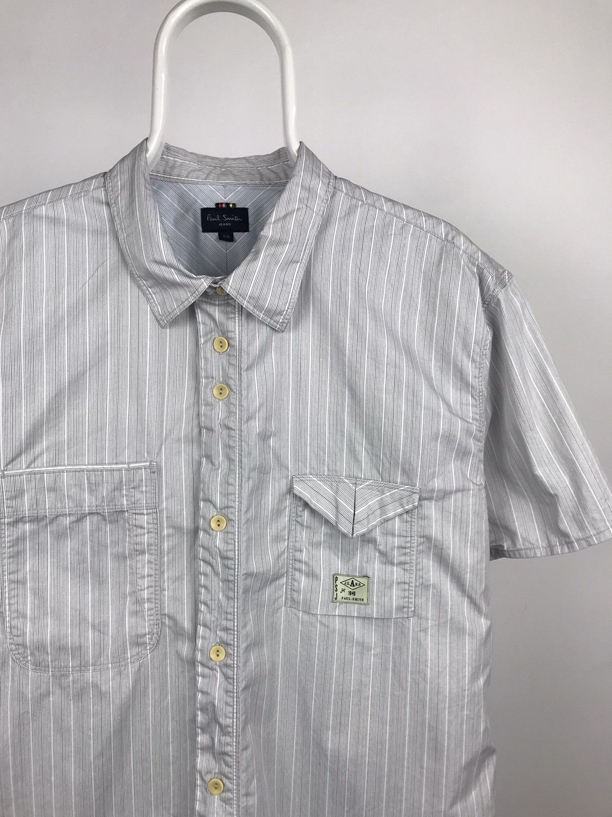 Paul Smith Vintage Paul Smith Short Sleeve Shirt Engineered Style Size US XXL / EU 58 / 5 - 1 Thumbnail