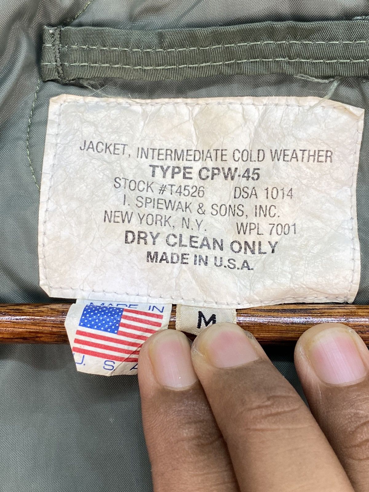 I. Spiewak And Sons Vtg I.spiewak&Sons Intermediate Cold Weather Bomber Jacket Size US M / EU 48-50 / 2 - 9 Thumbnail