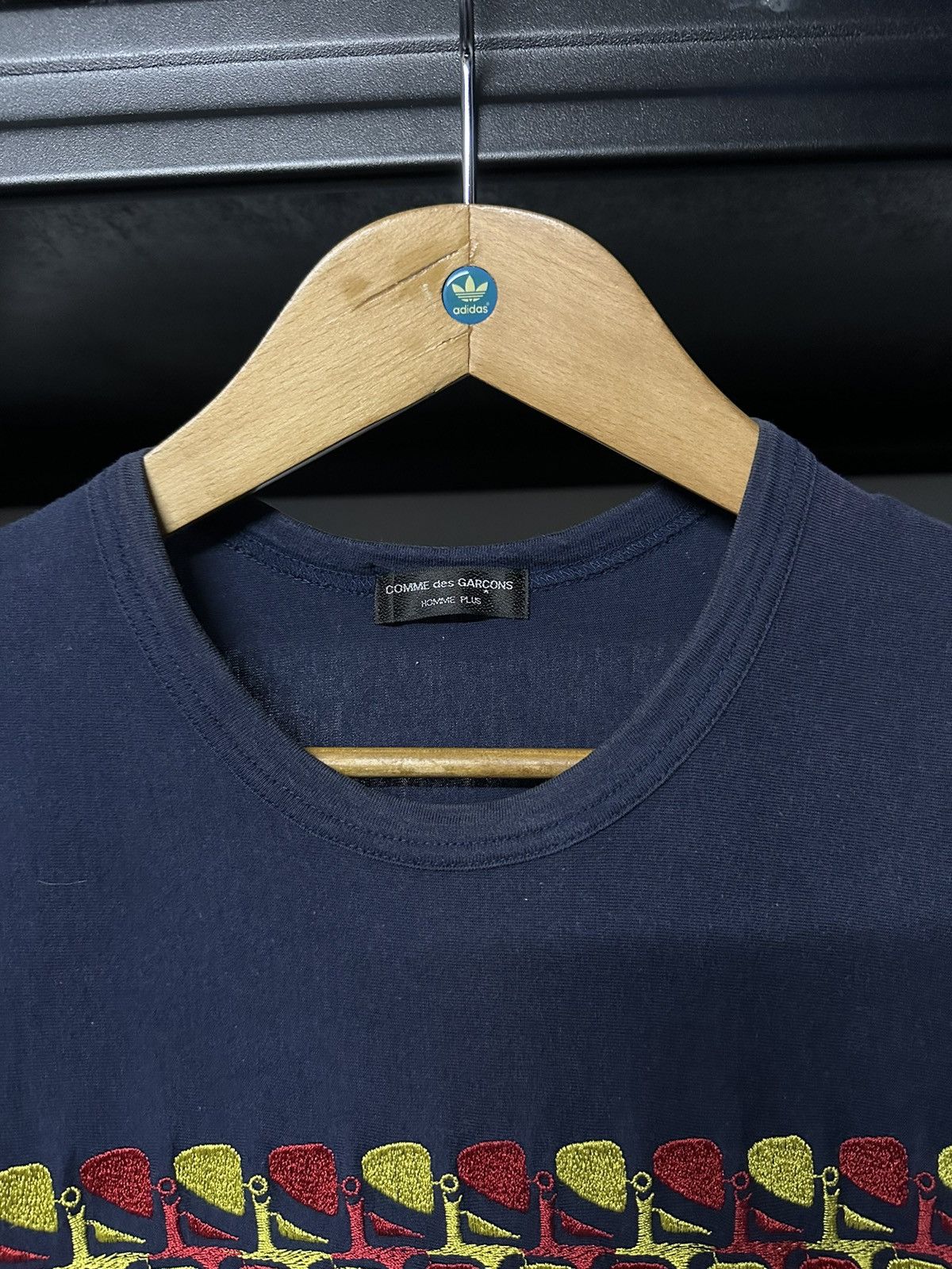 Comme des Garcons Vintage AD2001 Comme Des Gargons Homme Plus Embroidered Logo Size US S / EU 44-46 / 1 - 2 Thumbnail