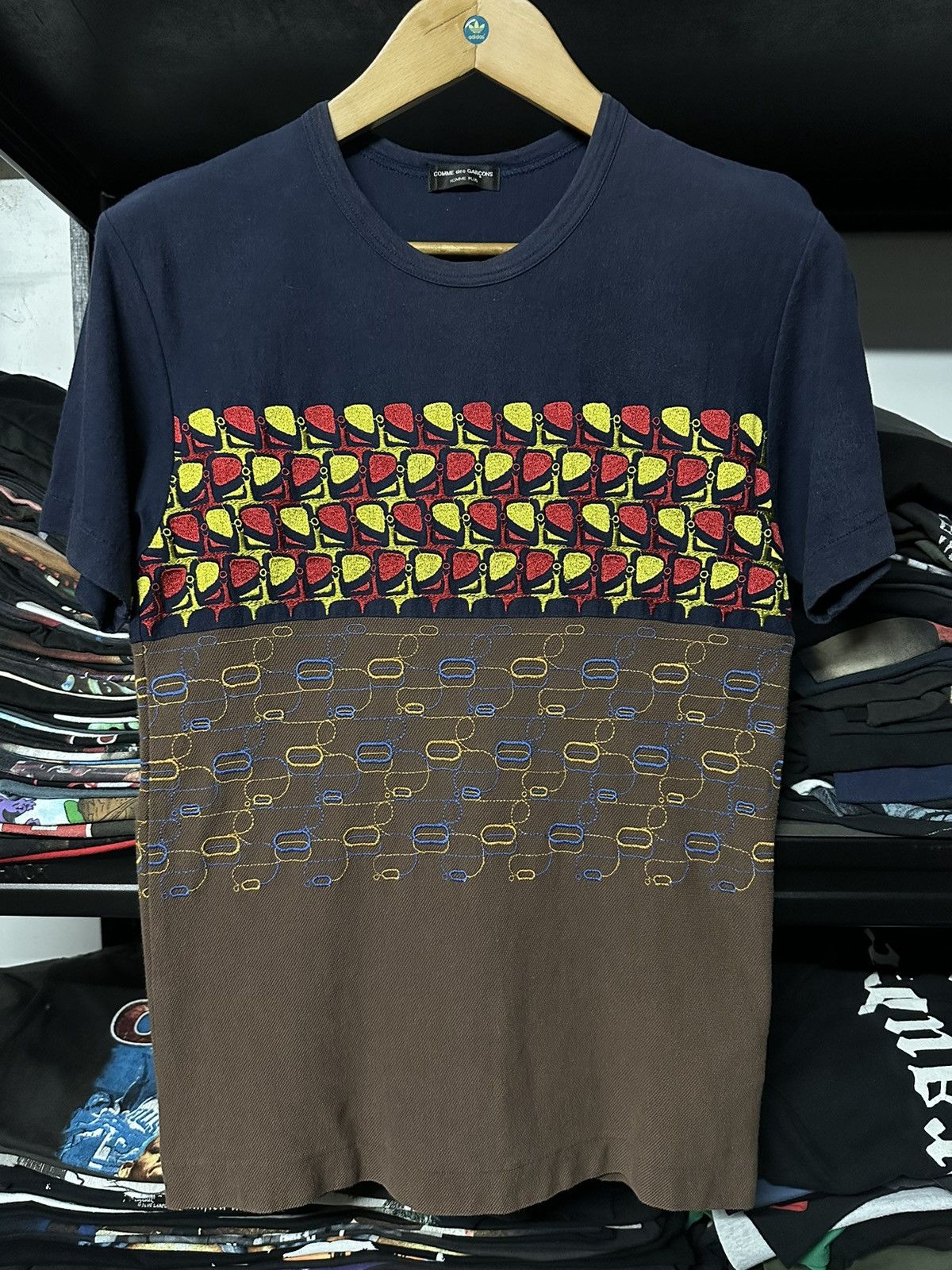 Comme des Garcons Vintage AD2001 Comme Des Gargons Homme Plus Embroidered Logo Size US S / EU 44-46 / 1 - 1 Thumbnail
