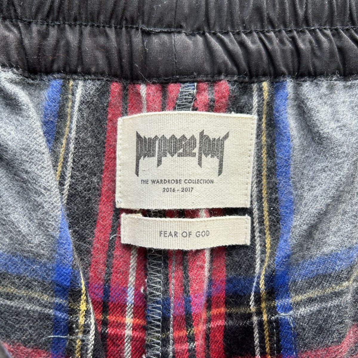 Fear of God Fear of God Purpose Tour Plaid Drawstring Trousers Size US 32 / EU 48 - 4 Thumbnail