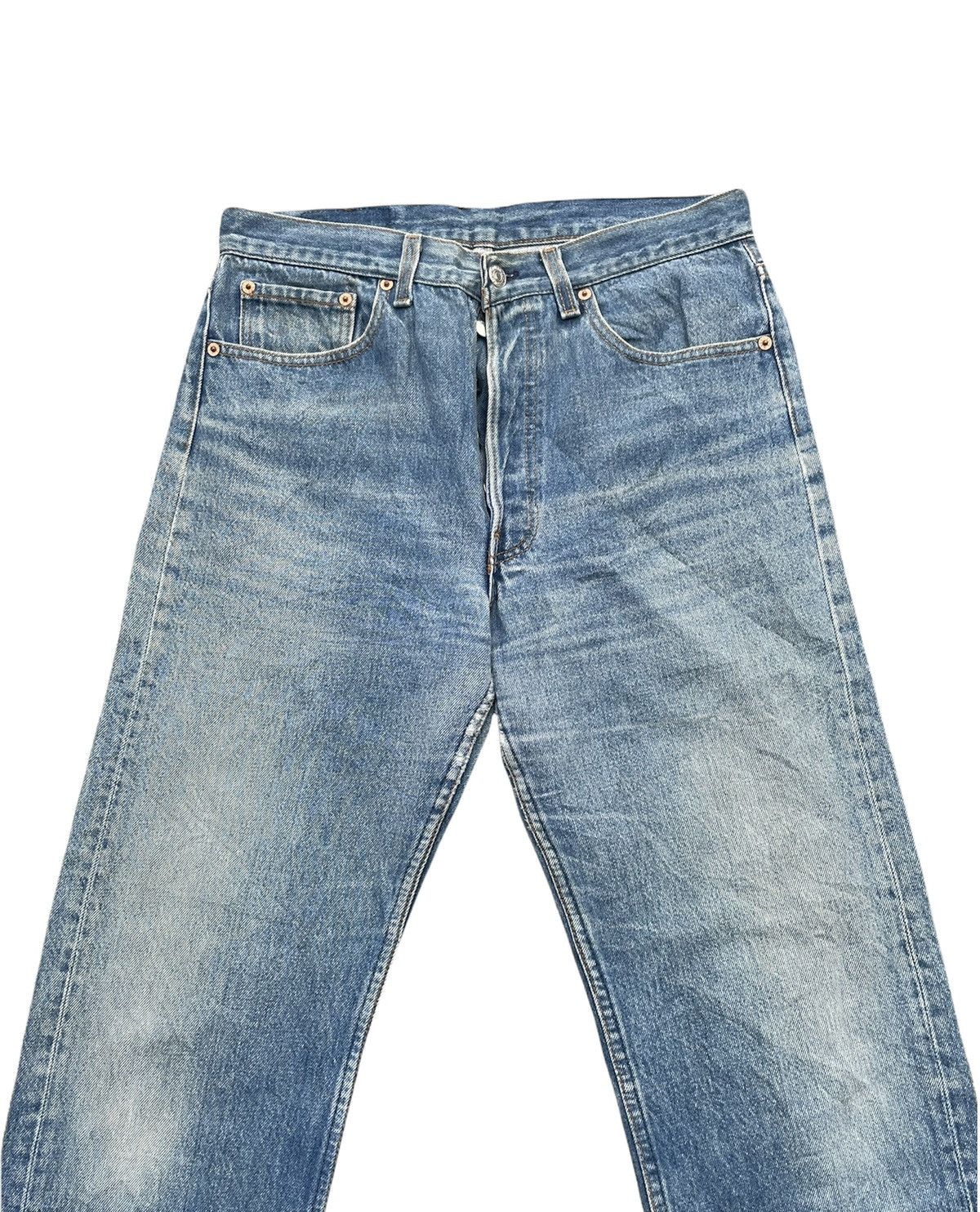 Le Grande Bleu (L.G.B.) × Levi's × Vintage Vintage Levis 501XX 1992 USA Aging Faded Wash Size US 31 - 3 Thumbnail
