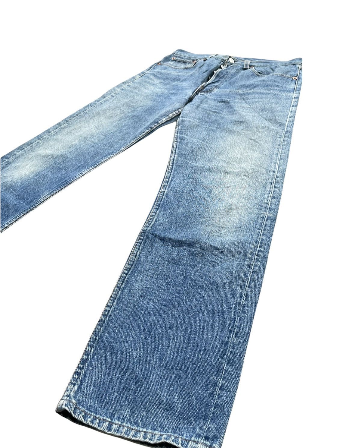Le Grande Bleu (L.G.B.) × Levi's × Vintage Vintage Levis 501XX 1992 USA Aging Faded Wash Size US 31 - 2 Thumbnail