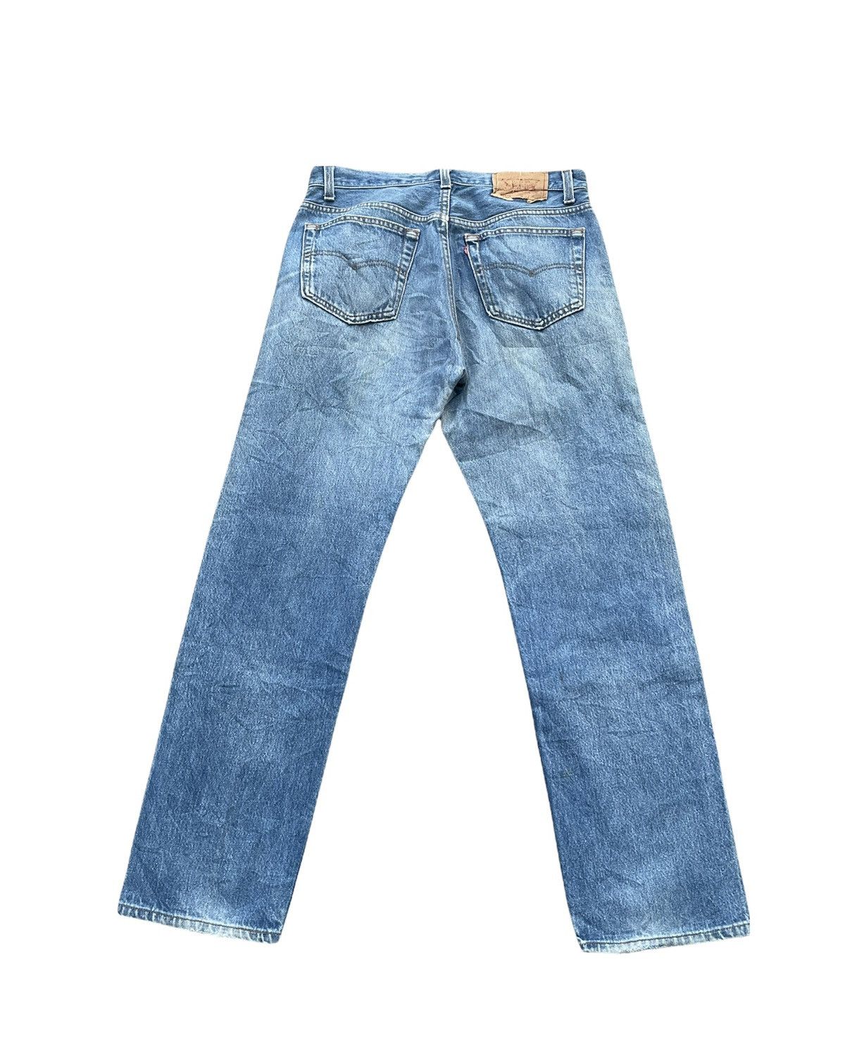 Le Grande Bleu (L.G.B.) × Levi's × Vintage Vintage Levis 501XX 1992 USA Aging Faded Wash Size US 31 - 6 Thumbnail