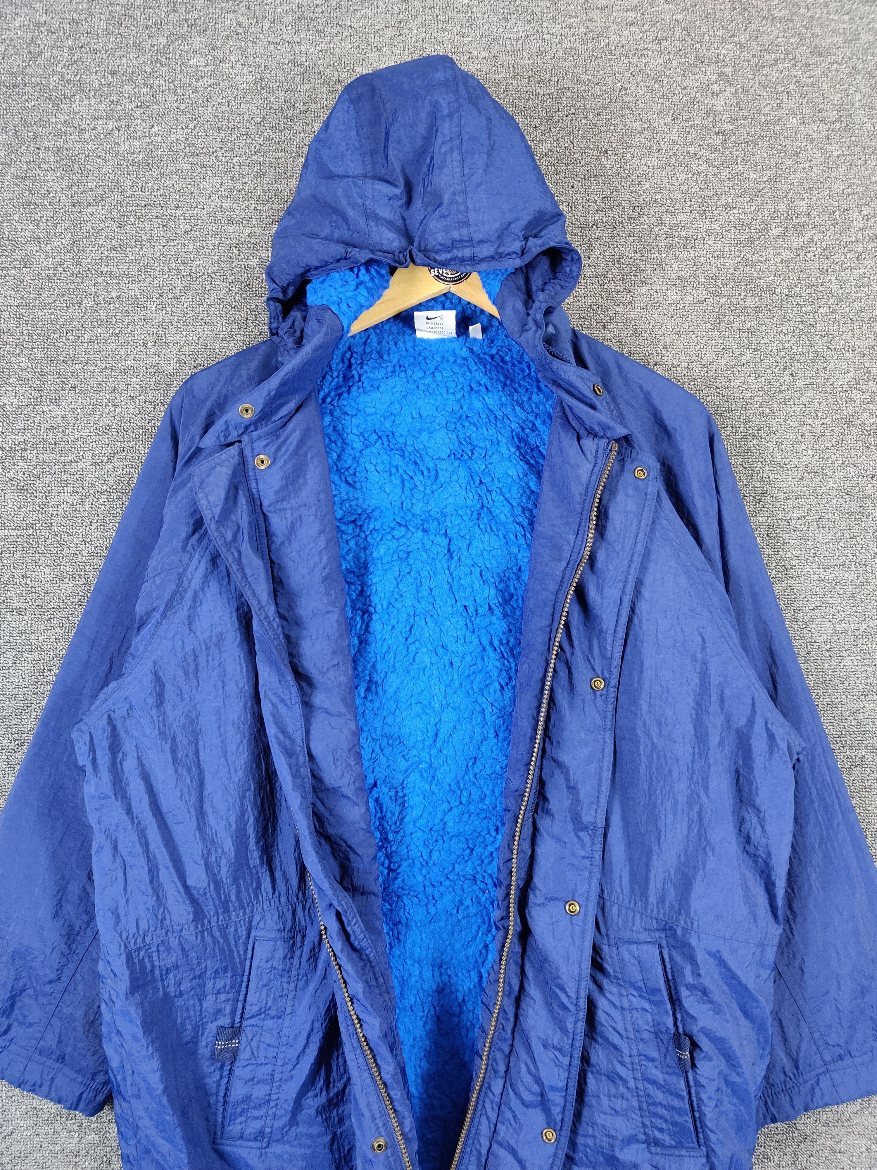Nike Vintage Nike Big Swoosh Sherpa Parka Hoodie Jacket Size US L / EU 52-54 / 3 - 9 Thumbnail