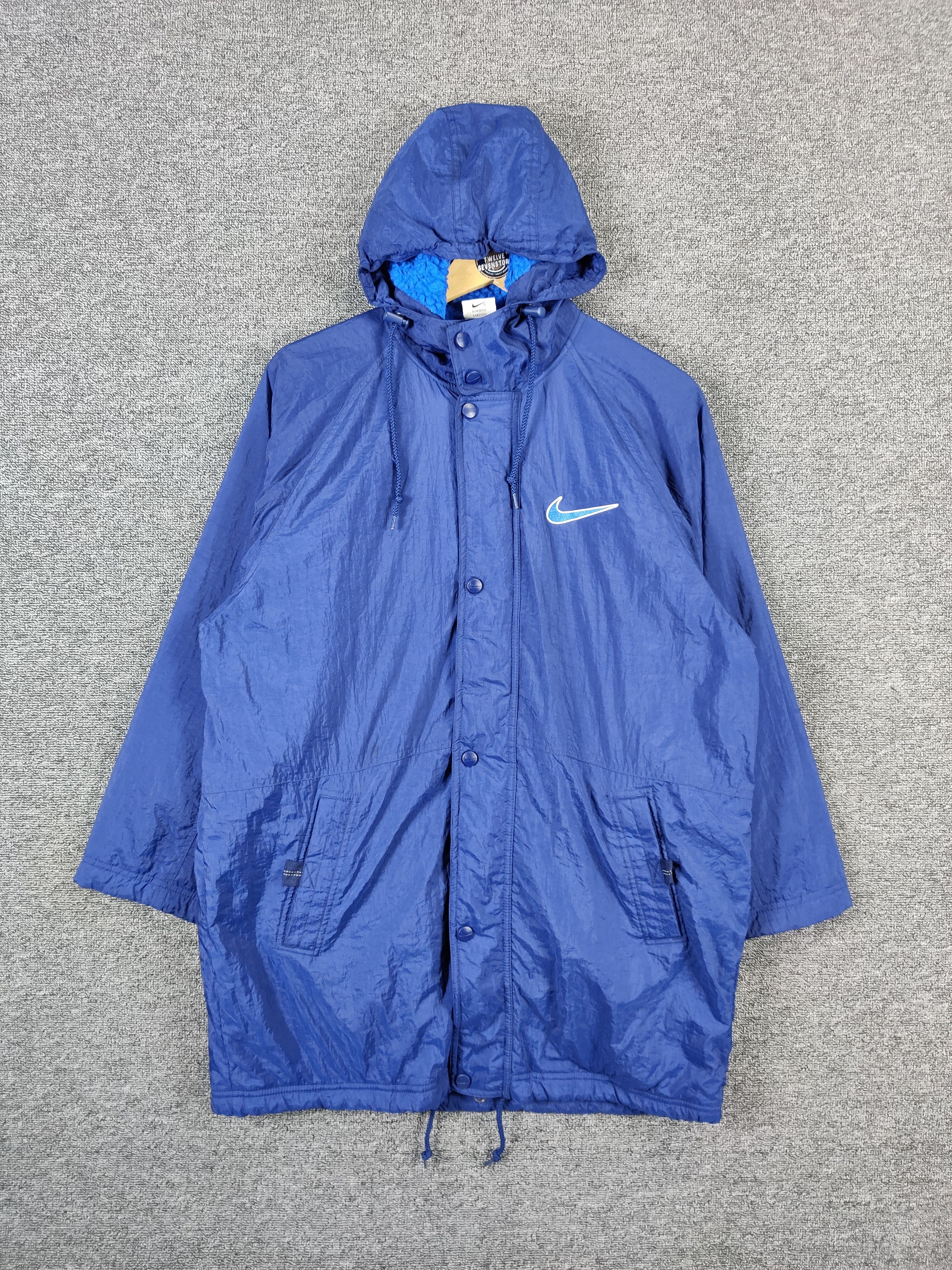 Nike Vintage Nike Big Swoosh Sherpa Parka Hoodie Jacket Size US L / EU 52-54 / 3 - 4 Thumbnail