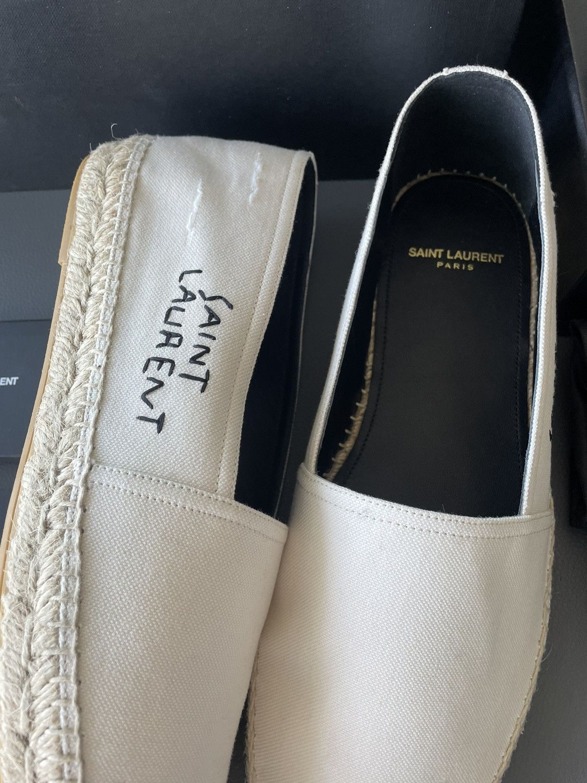 Hedi Slimane Limited Edition Brand New Super Rare SL Logo Espadrilles Size US 8 / EU 41 - 16 Thumbnail