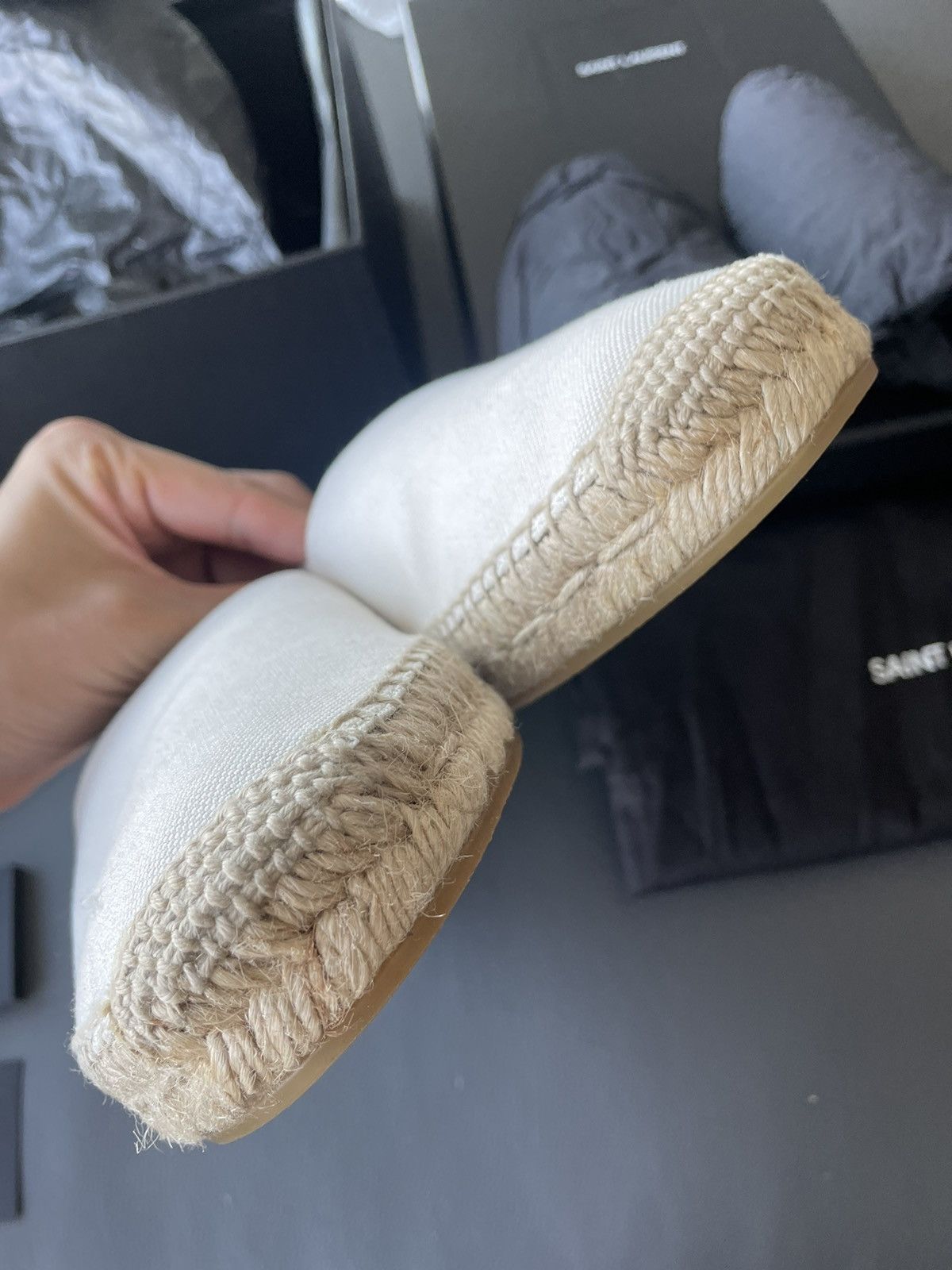 Hedi Slimane Limited Edition Brand New Super Rare SL Logo Espadrilles Size US 8 / EU 41 - 18 Thumbnail