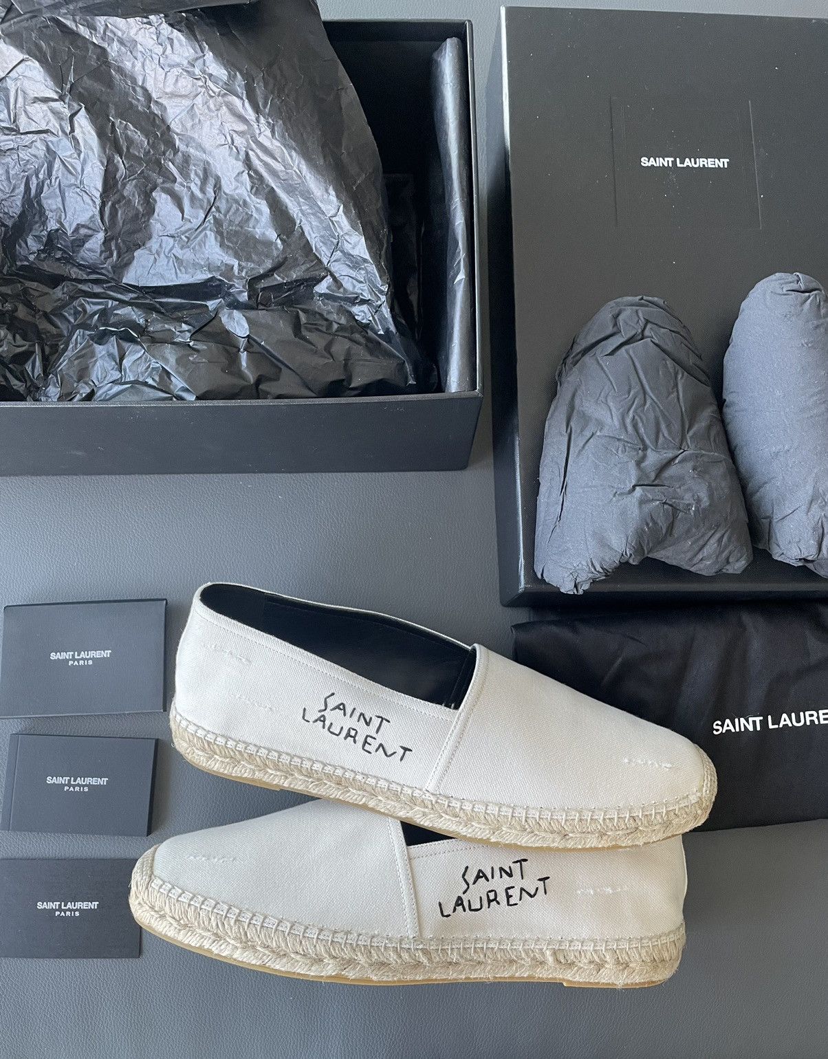 Hedi Slimane Limited Edition Brand New Super Rare SL Logo Espadrilles Size US 8 / EU 41 - 2 Thumbnail