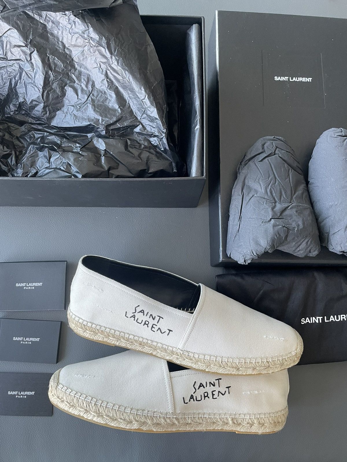 Hedi Slimane Limited Edition Brand New Super Rare SL Logo Espadrilles Size US 8 / EU 41 - 17 Thumbnail