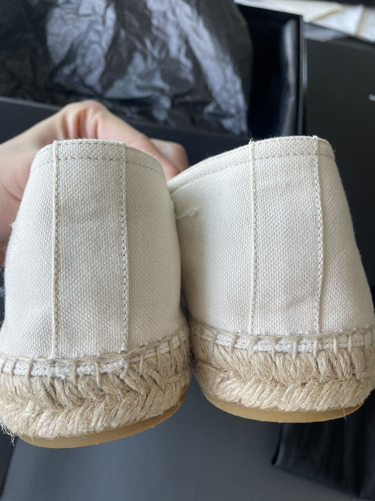 Hedi Slimane Limited Edition Brand New Super Rare SL Logo Espadrilles Size US 8 / EU 41 - 9 Thumbnail