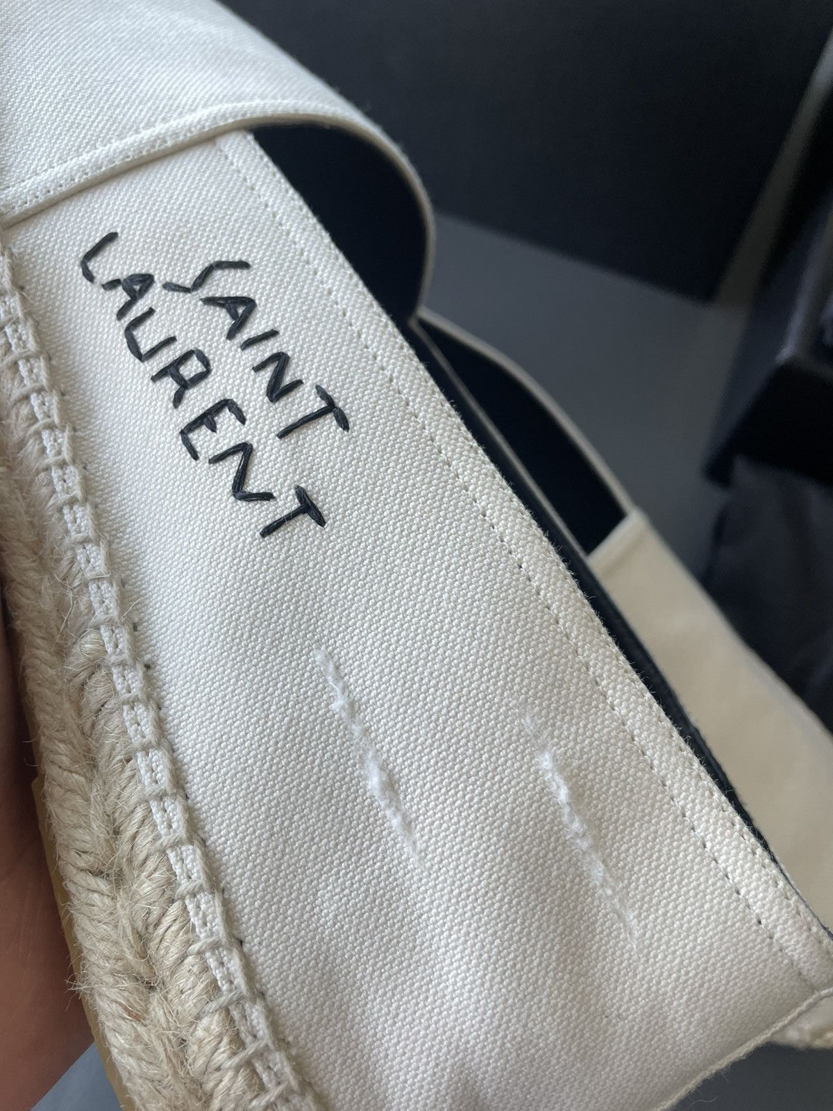 Hedi Slimane Limited Edition Brand New Super Rare SL Logo Espadrilles Size US 8 / EU 41 - 3 Thumbnail