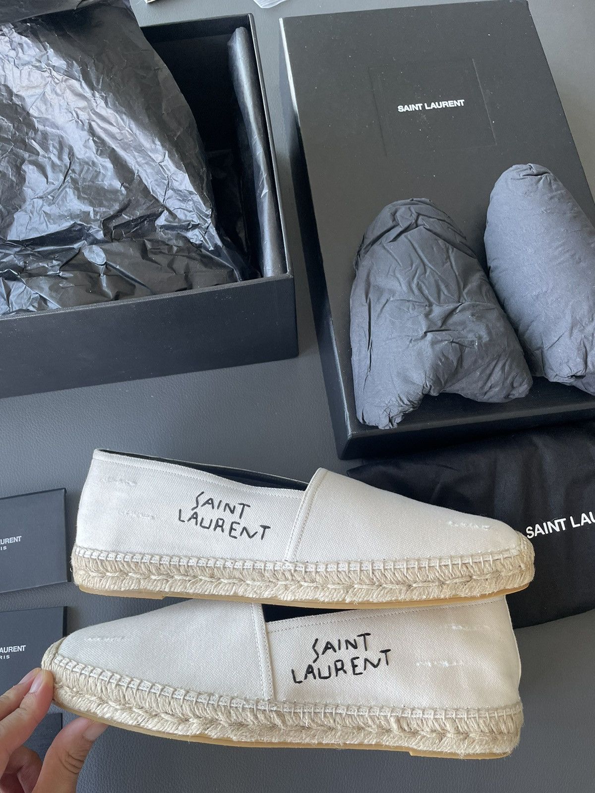 Hedi Slimane Limited Edition Brand New Super Rare SL Logo Espadrilles Size US 8 / EU 41 - 14 Thumbnail