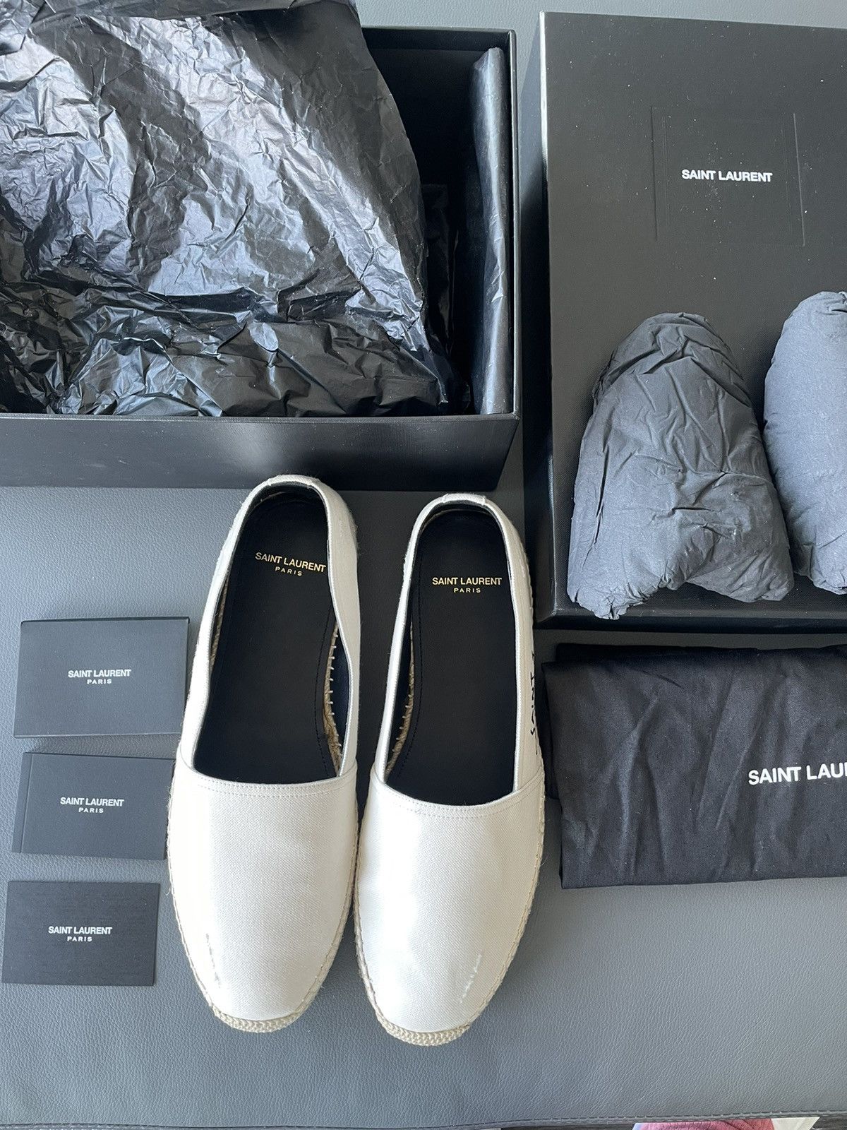 Hedi Slimane Limited Edition Brand New Super Rare SL Logo Espadrilles Size US 8 / EU 41 - 15 Thumbnail