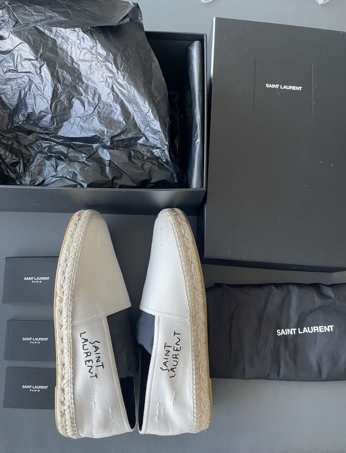Hedi Slimane Limited Edition Brand New Super Rare SL Logo Espadrilles Size US 8 / EU 41 - 1 Thumbnail