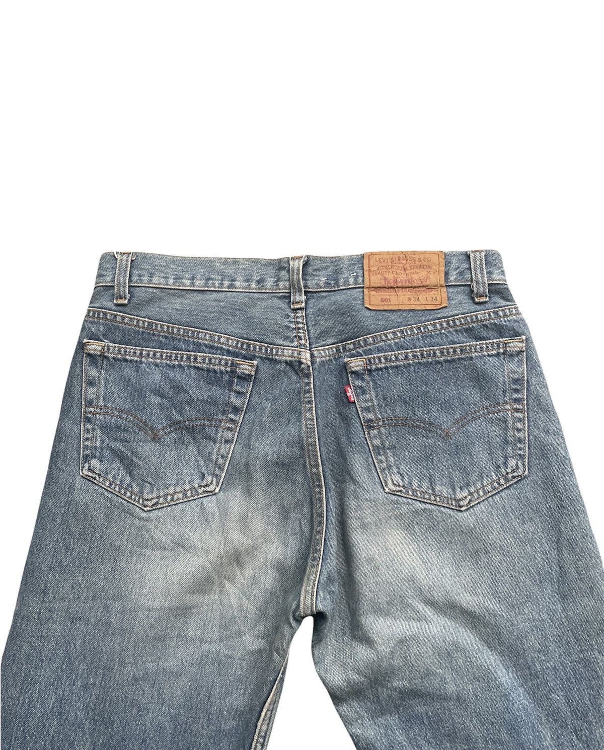 Levi's Vintage Levi’s 501 e 1992 Usa Stone Wash Aging Size US 32 / EU 48 - 7 Thumbnail